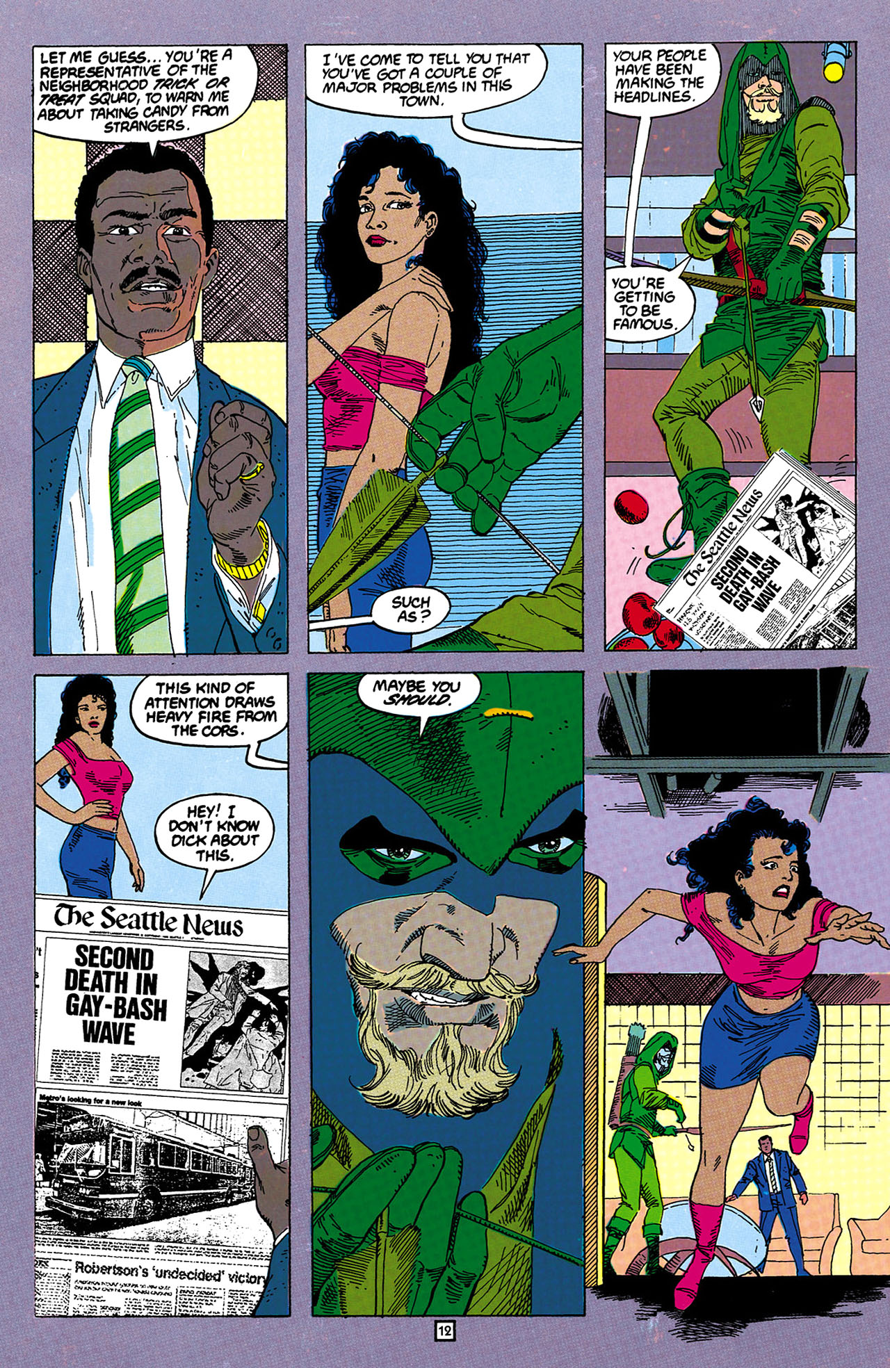 Read online Green Arrow (1988) comic -  Issue #6 - 13
