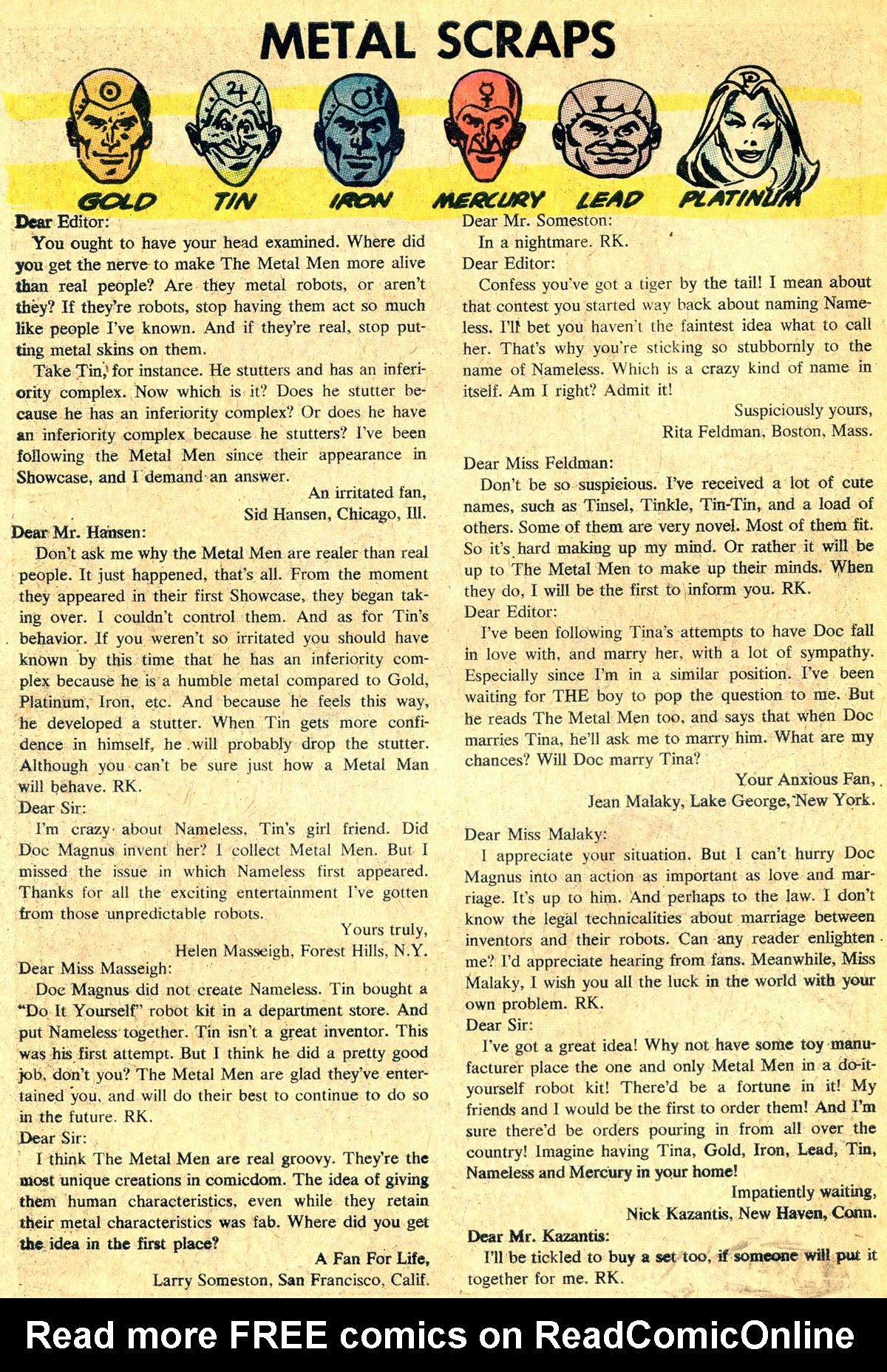 Metal Men (1963) Issue #29 #29 - English 34