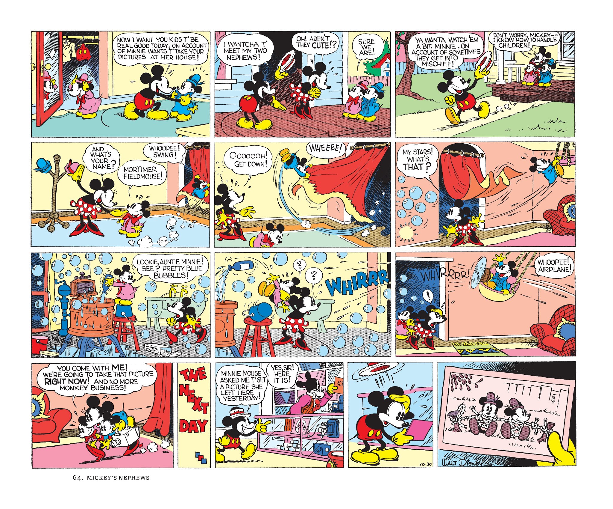 Read online Walt Disney's Mickey Mouse Color Sundays comic -  Issue # TPB 1 (Part 1) - 64