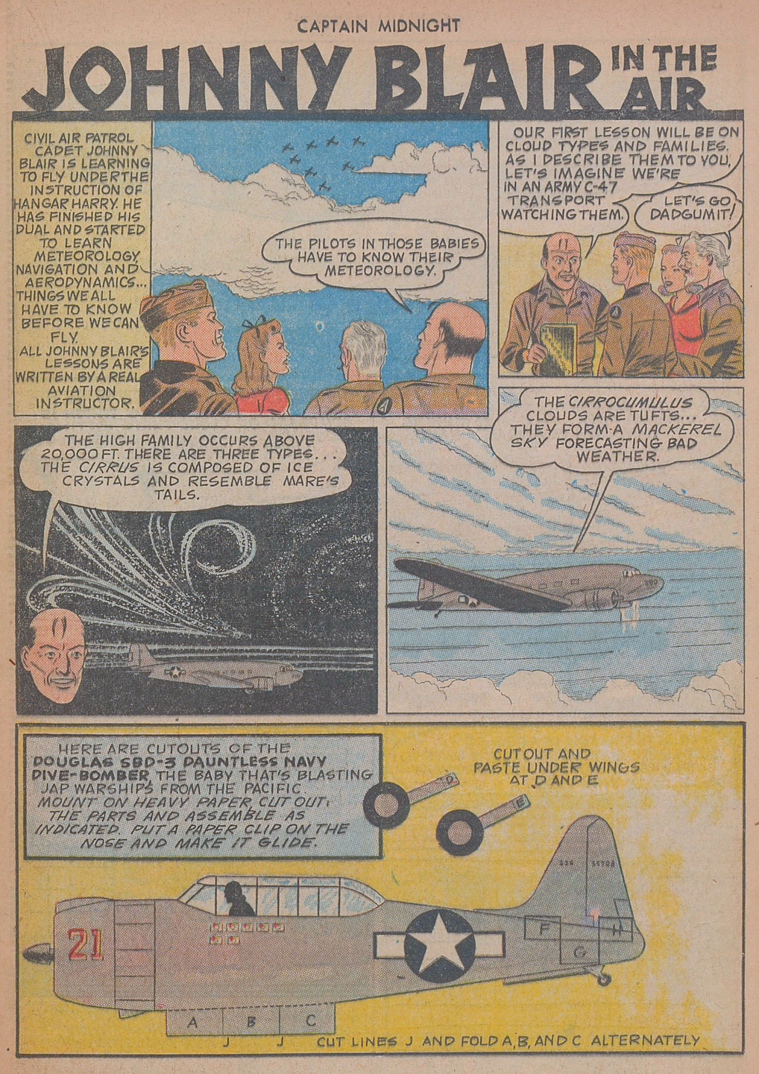 Read online Captain Midnight (1942) comic -  Issue #24 - 13