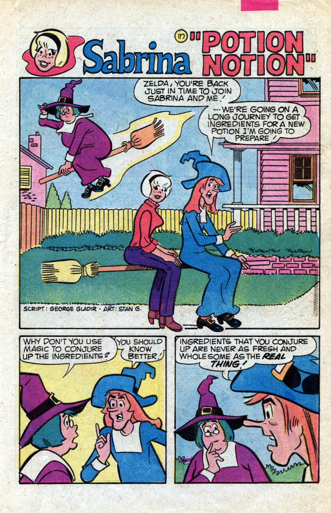 Read online Sabrina The Teenage Witch (1971) comic -  Issue #70 - 28