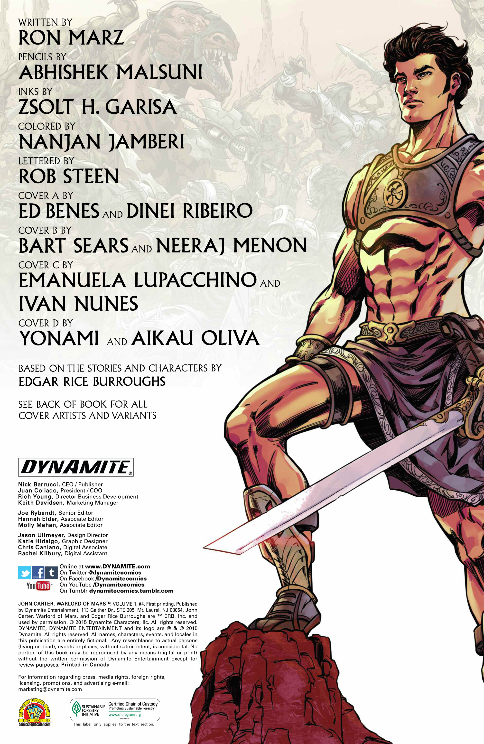 Read online John Carter, Warlord of Mars (2014) comic -  Issue #4 - 4