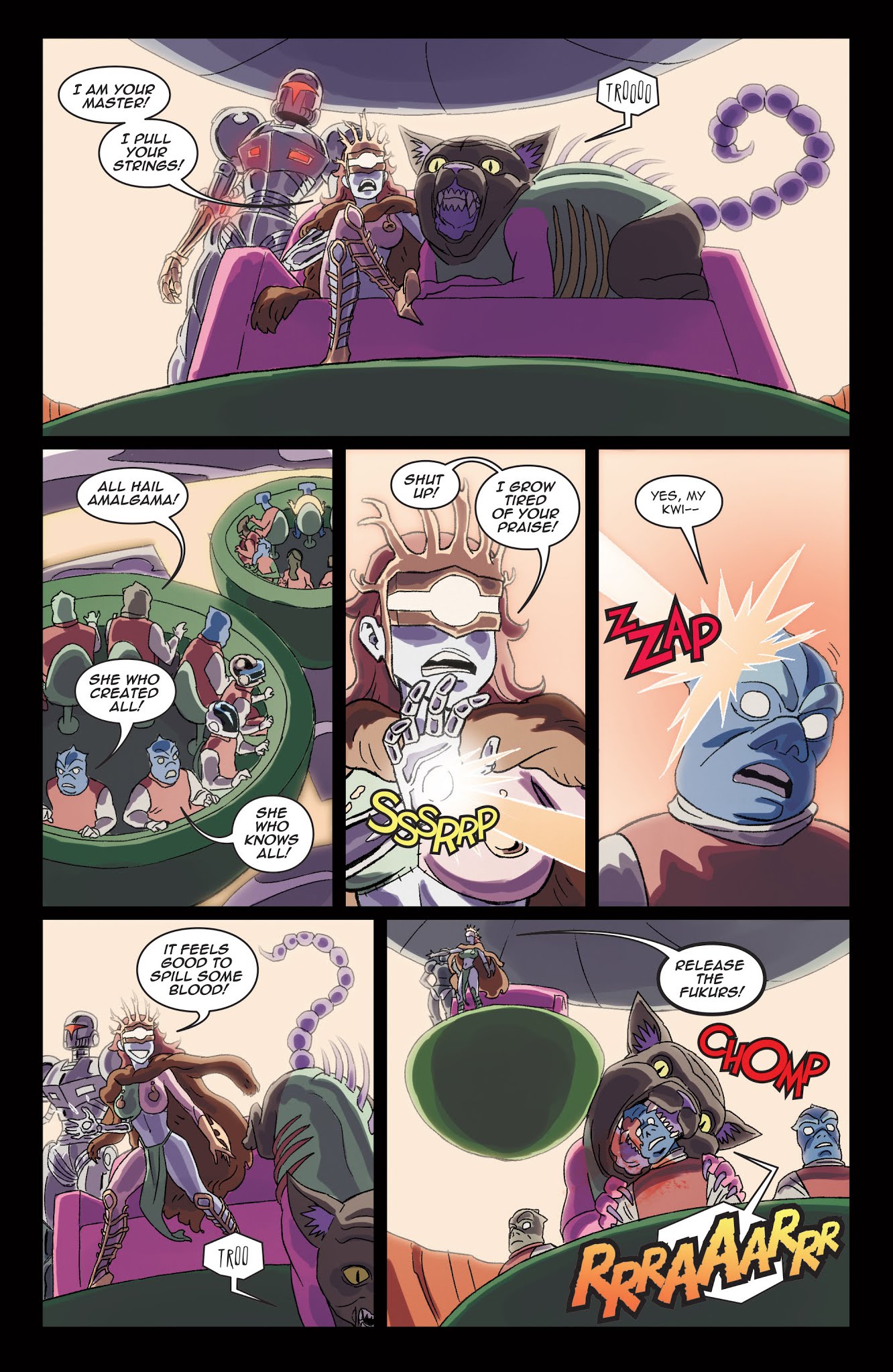 Read online Danger Doll Squad: Galactic Gladiators comic -  Issue #3 - 16