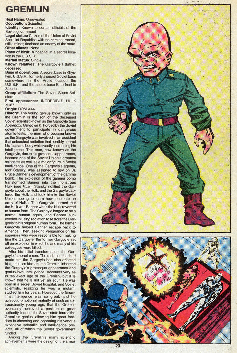 Read online The Official Handbook of the Marvel Universe Deluxe Edition comic -  Issue #5 - 25