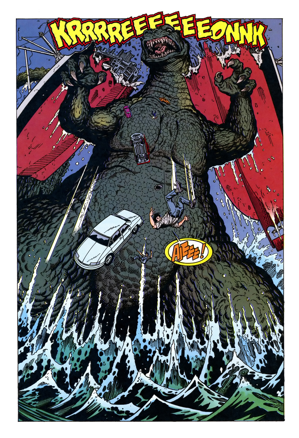 Read online Godzilla vs. Barkley comic -  Issue # Full - 4