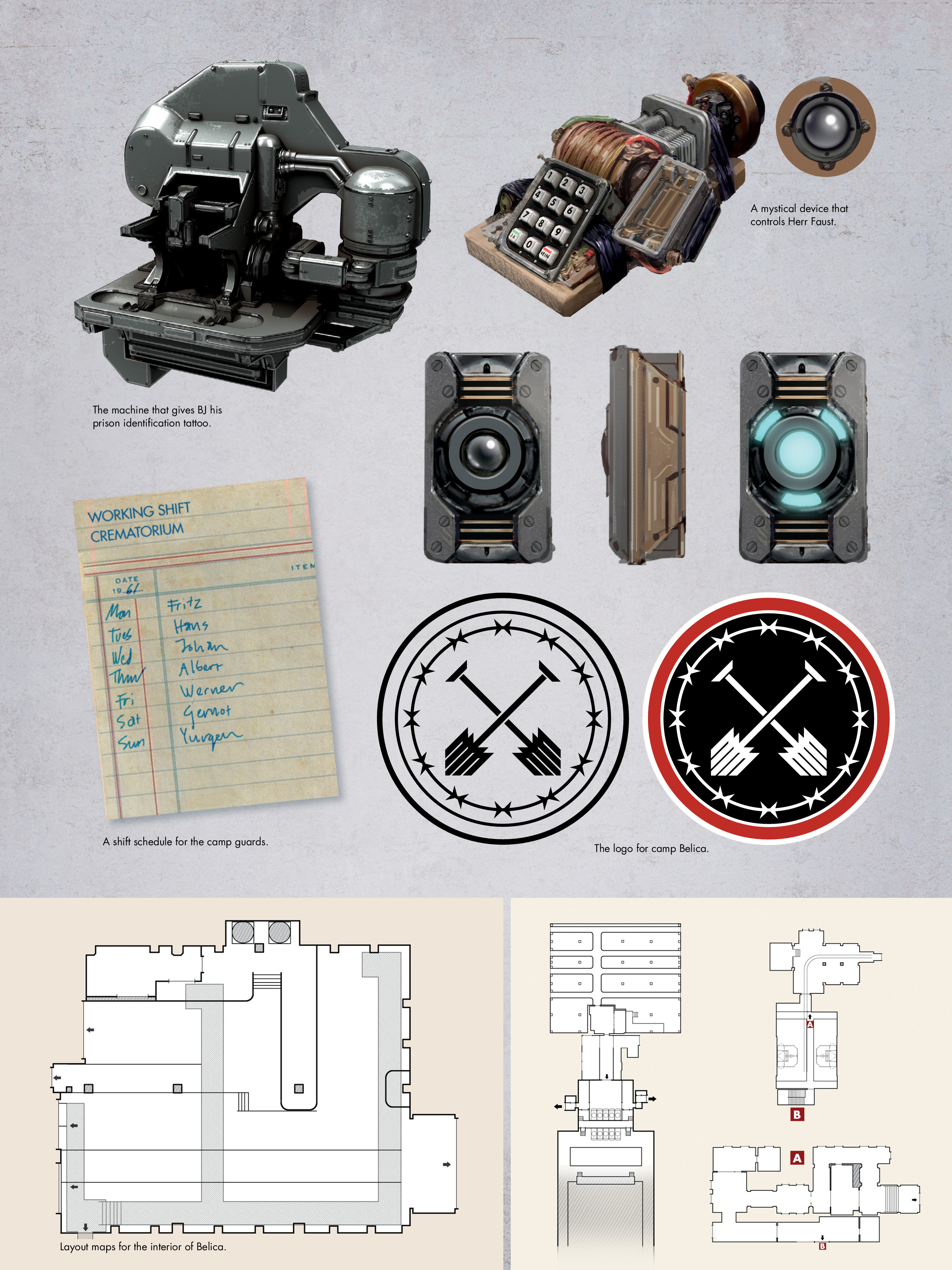 Read online The Art of Wolfenstein: The New Order comic -  Issue # TPB (Part 2) - 29