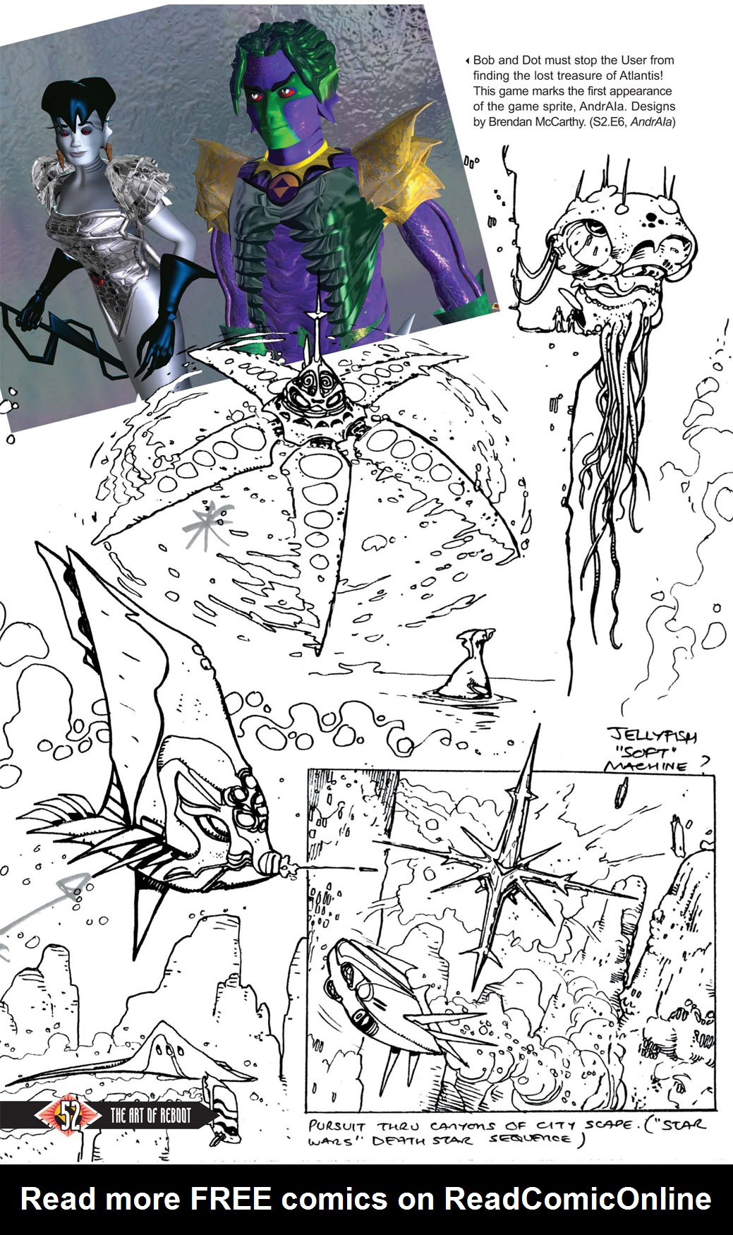 Read online The Art of Reboot comic -  Issue # TPB - 51