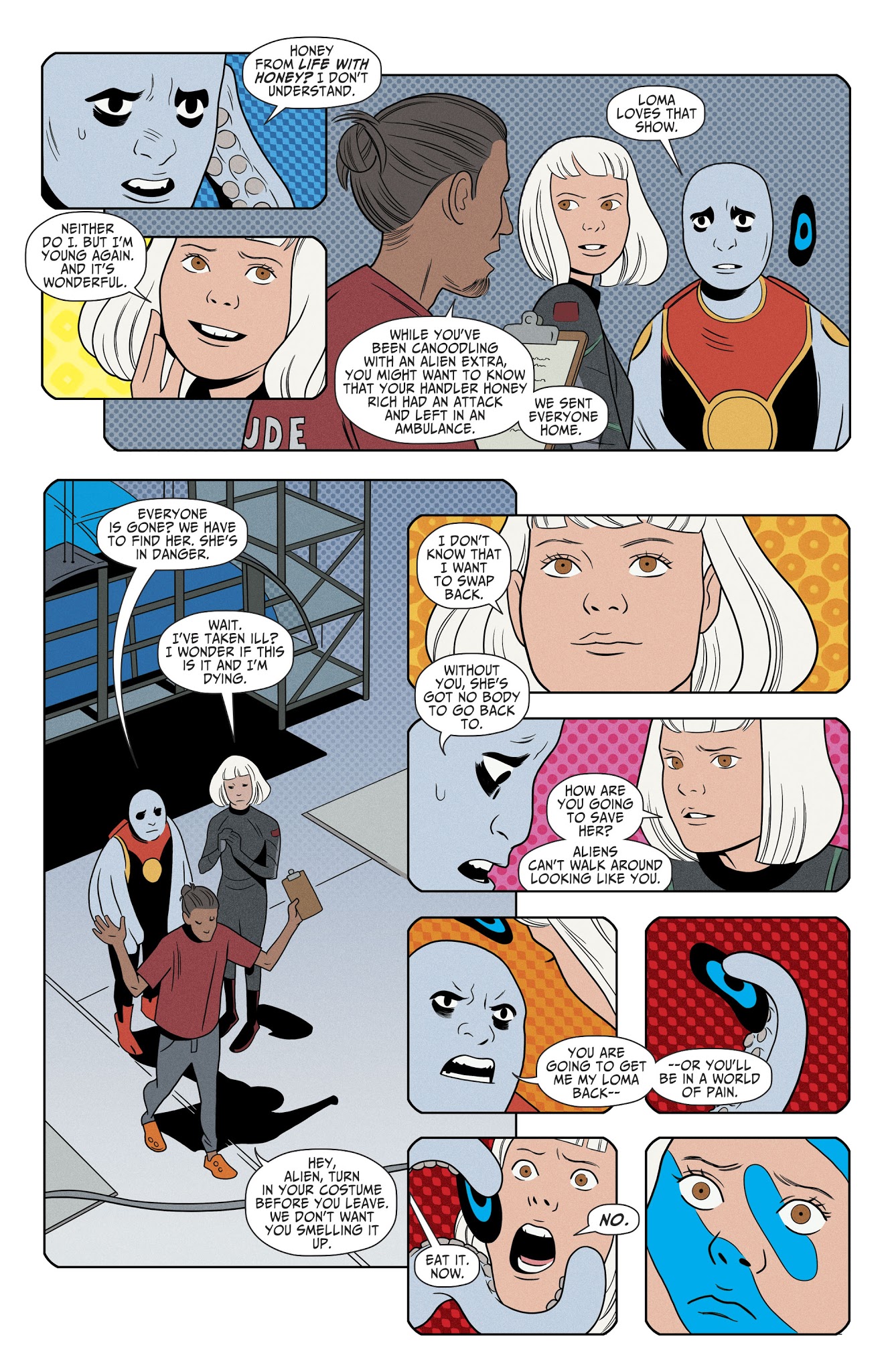 Read online Shade, the Changing Girl comic -  Issue #12 - 13