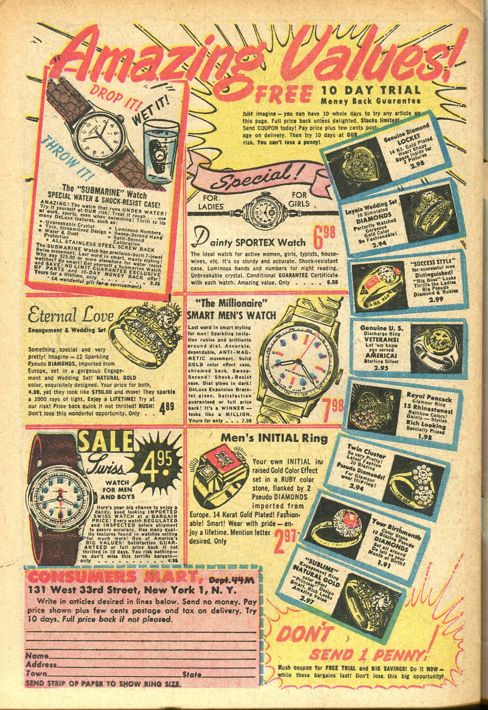 Read online Cowgirl Romances (1950) comic -  Issue #7 - 34
