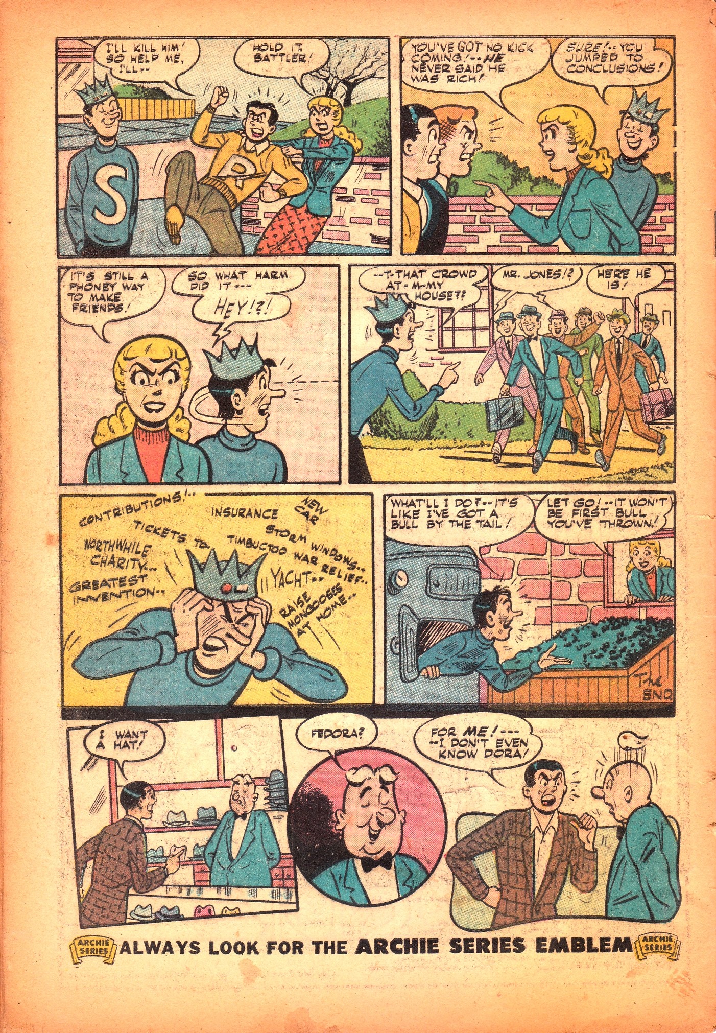 Read online Archie's Pal Jughead comic -  Issue #36 - 34