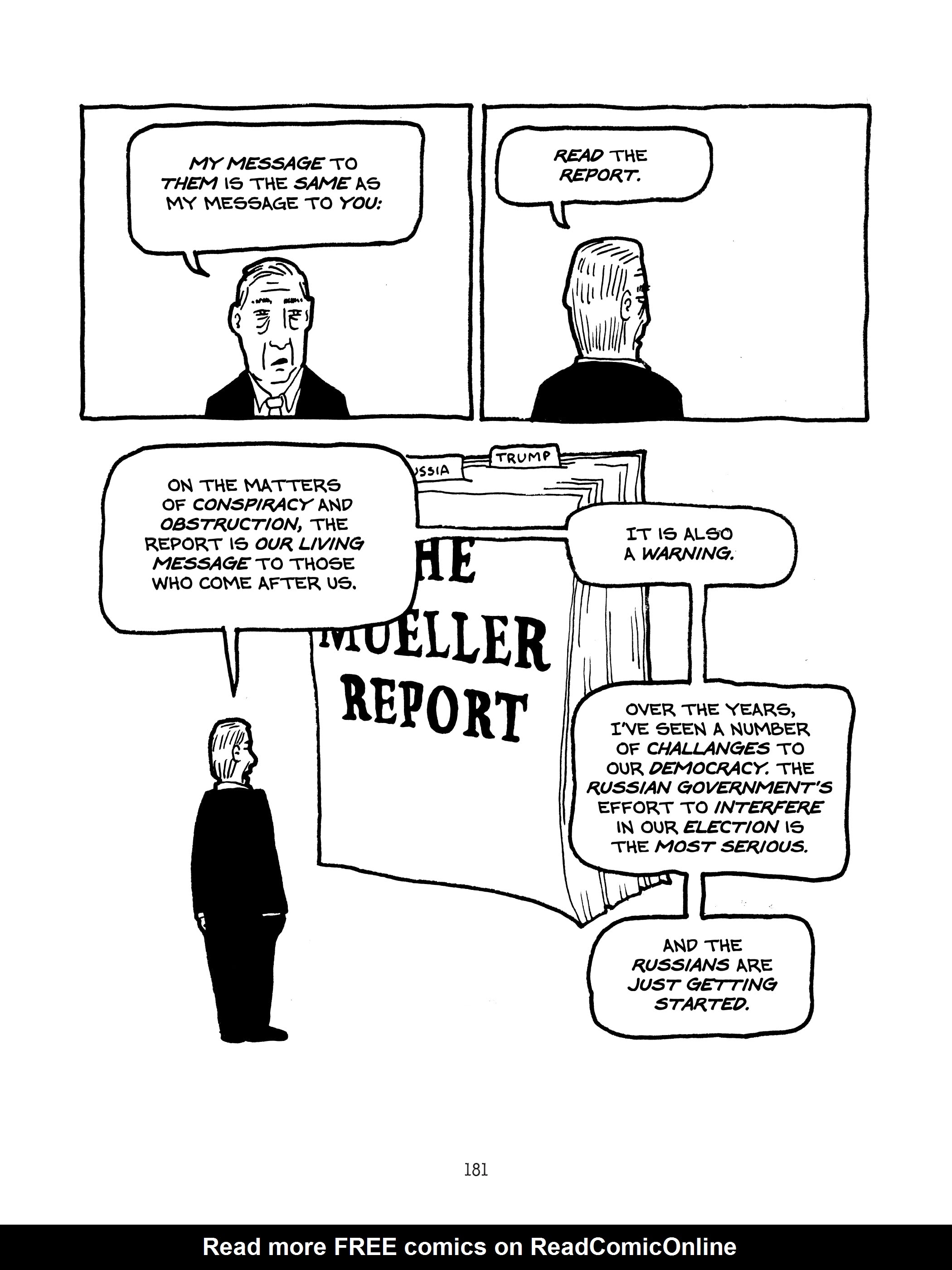 Read online The Mueller Report Graphic Novel comic -  Issue # TPB (Part 2) - 75