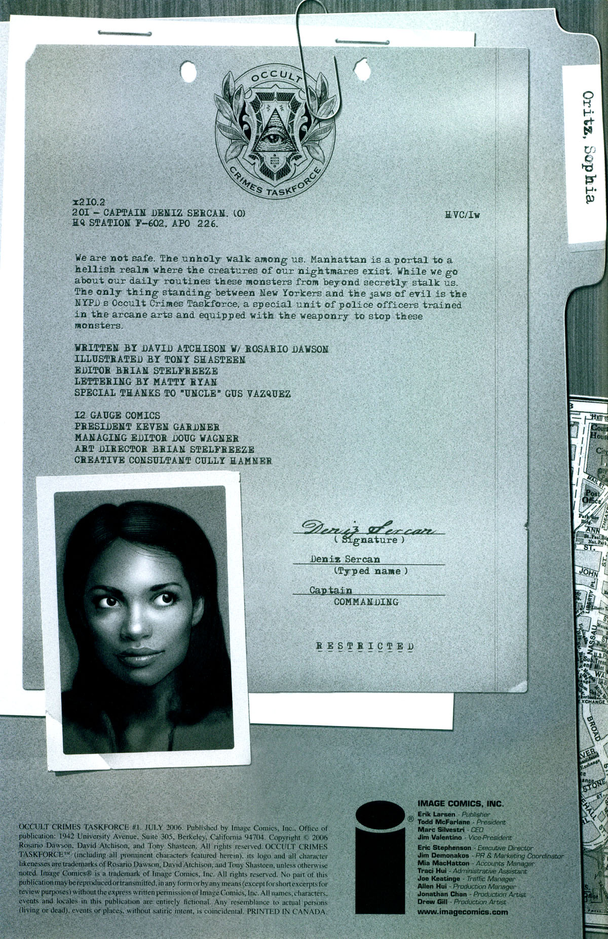 Read online O.C.T.: Occult Crimes Taskforce comic -  Issue #1 - 2