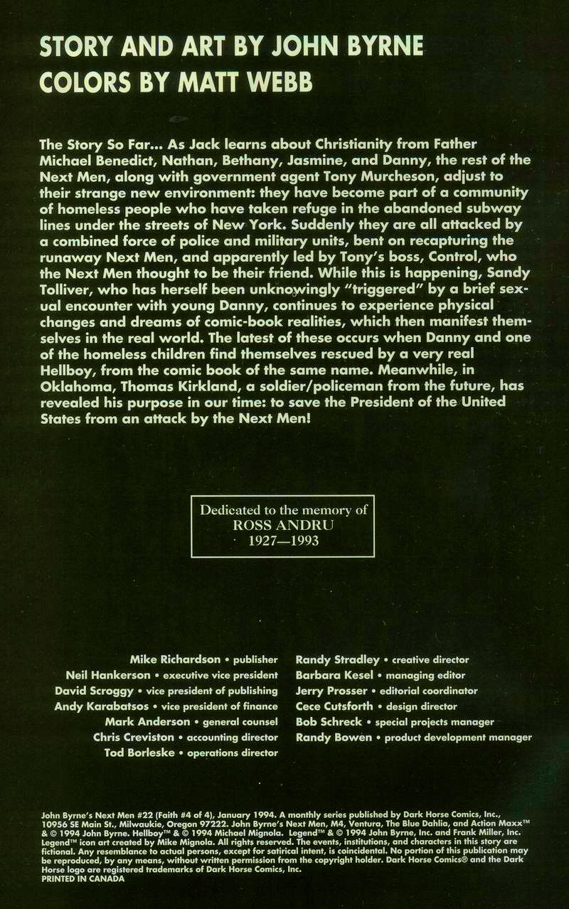 Read online John Byrne's Next Men (1992) comic -  Issue #22 - 2