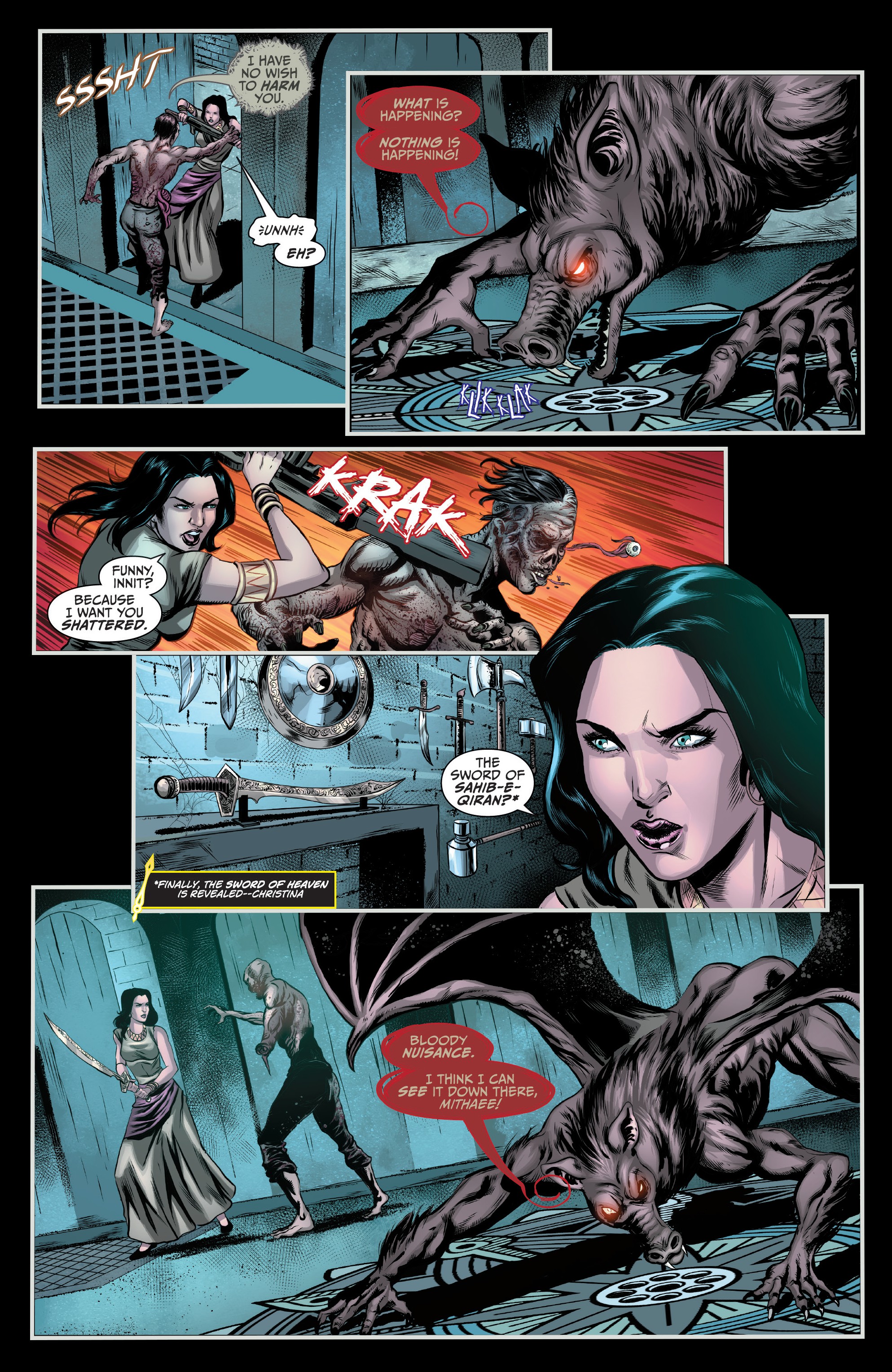 Read online Van Helsing: Sword of Heaven comic -  Issue #6 - 21