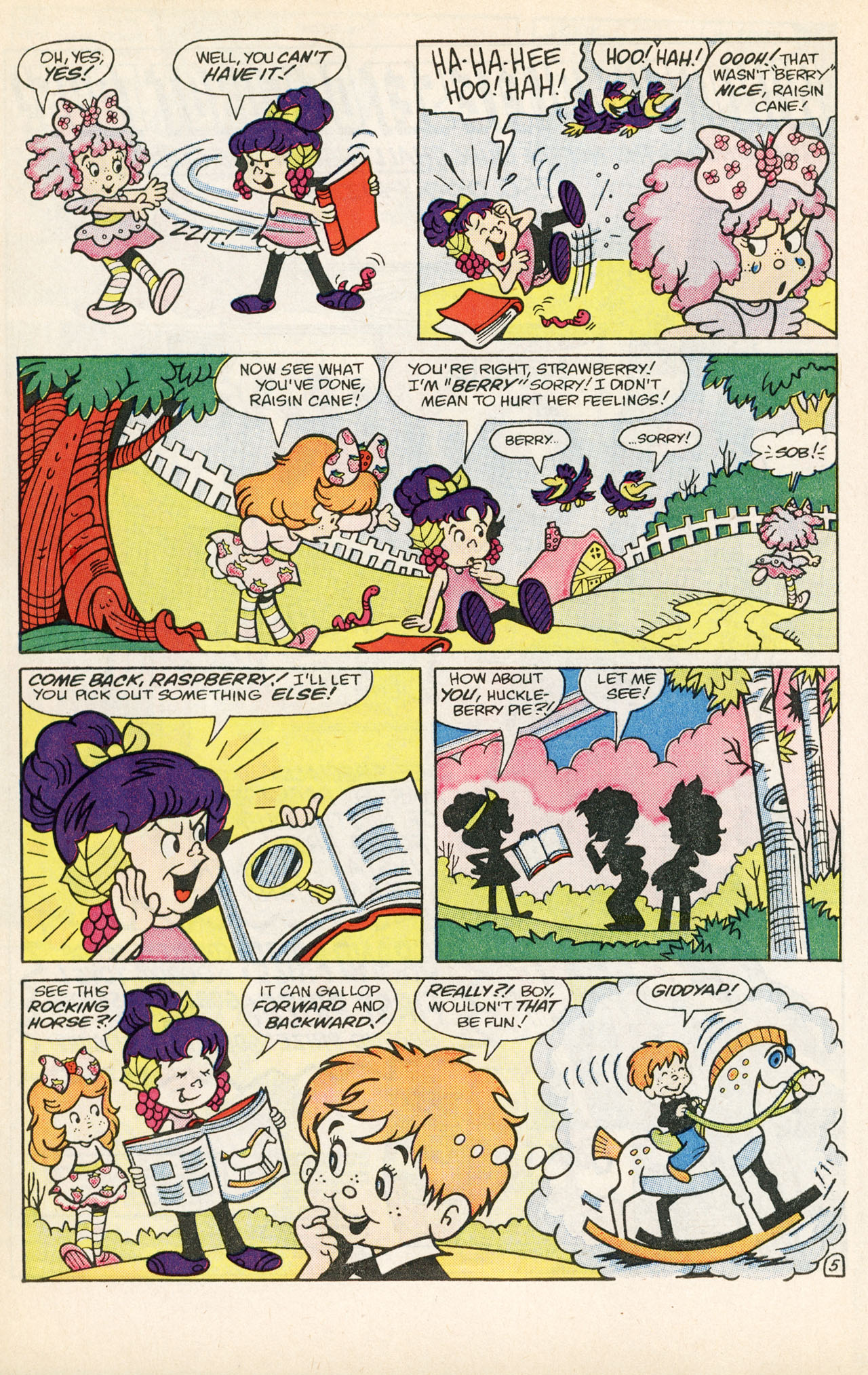 Read online Strawberry Shortcake (1985) comic -  Issue #6 - 8