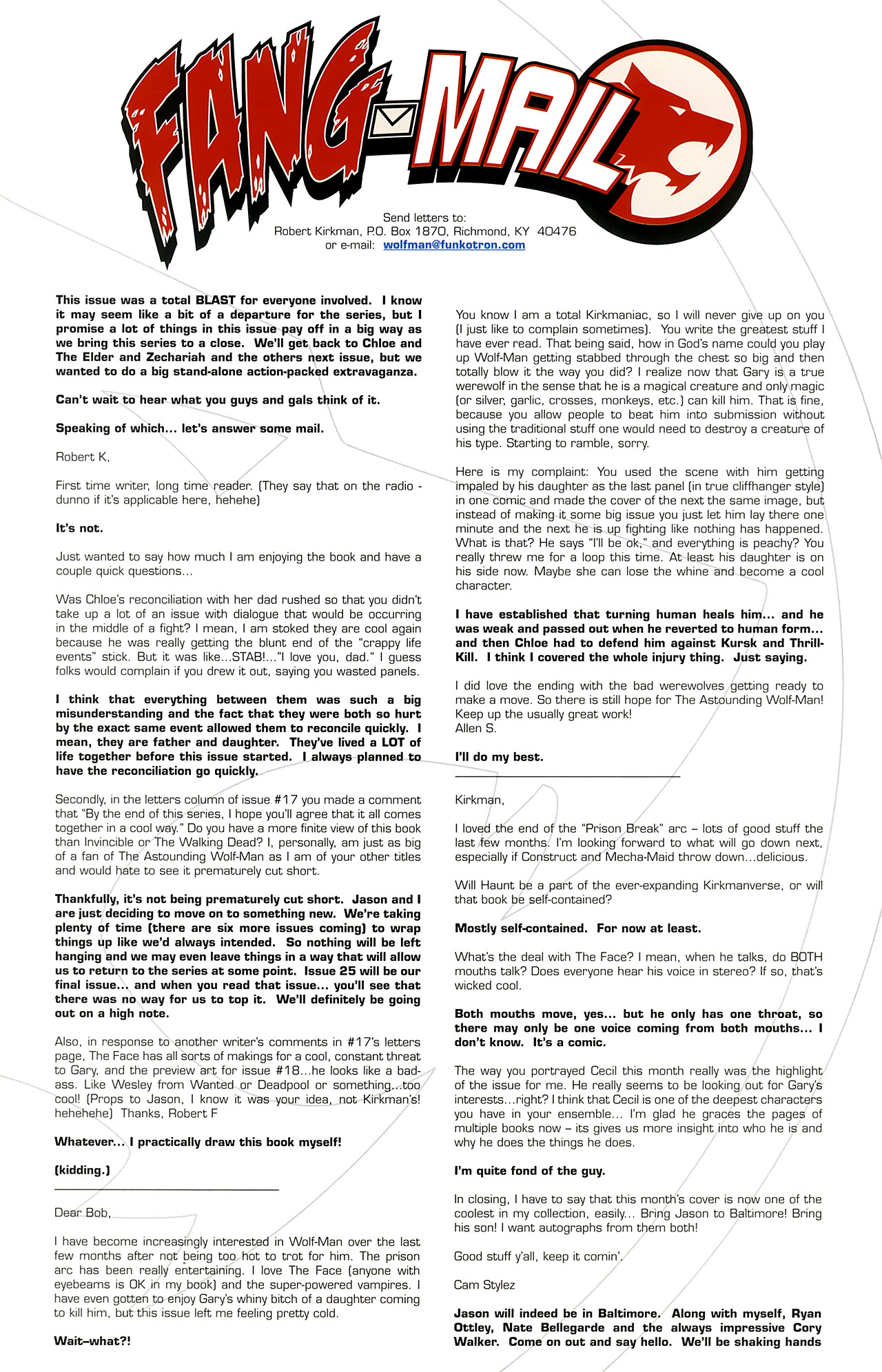 Read online The Astounding Wolf-Man comic -  Issue #19 - 22