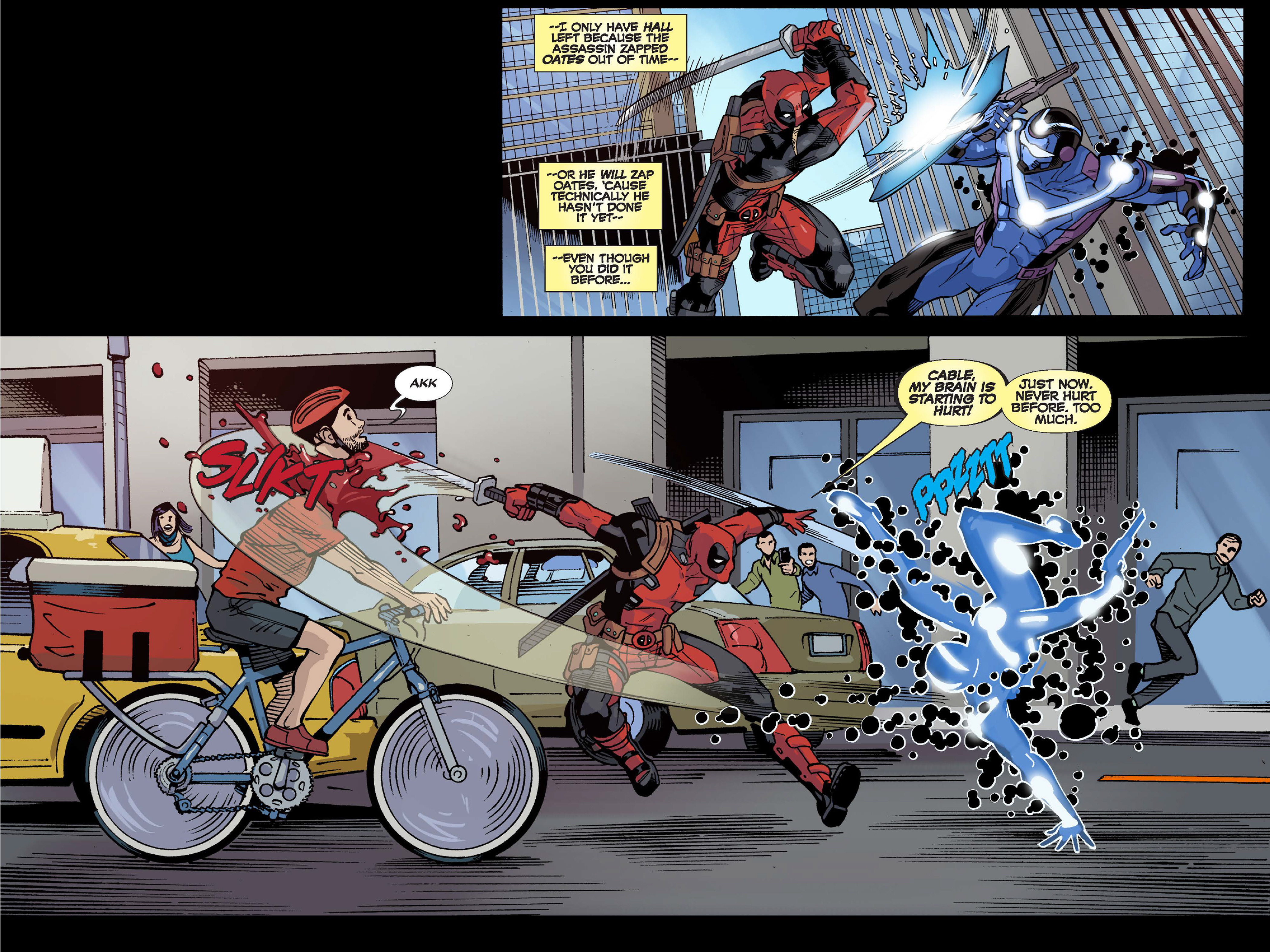 Read online Deadpool & Cable: Split Second Infinite Comic comic -  Issue #3 - 21