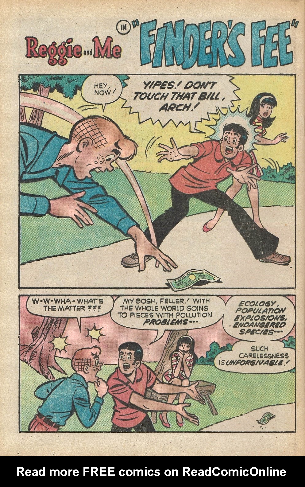 Read online Reggie and Me (1966) comic -  Issue #59 - 28