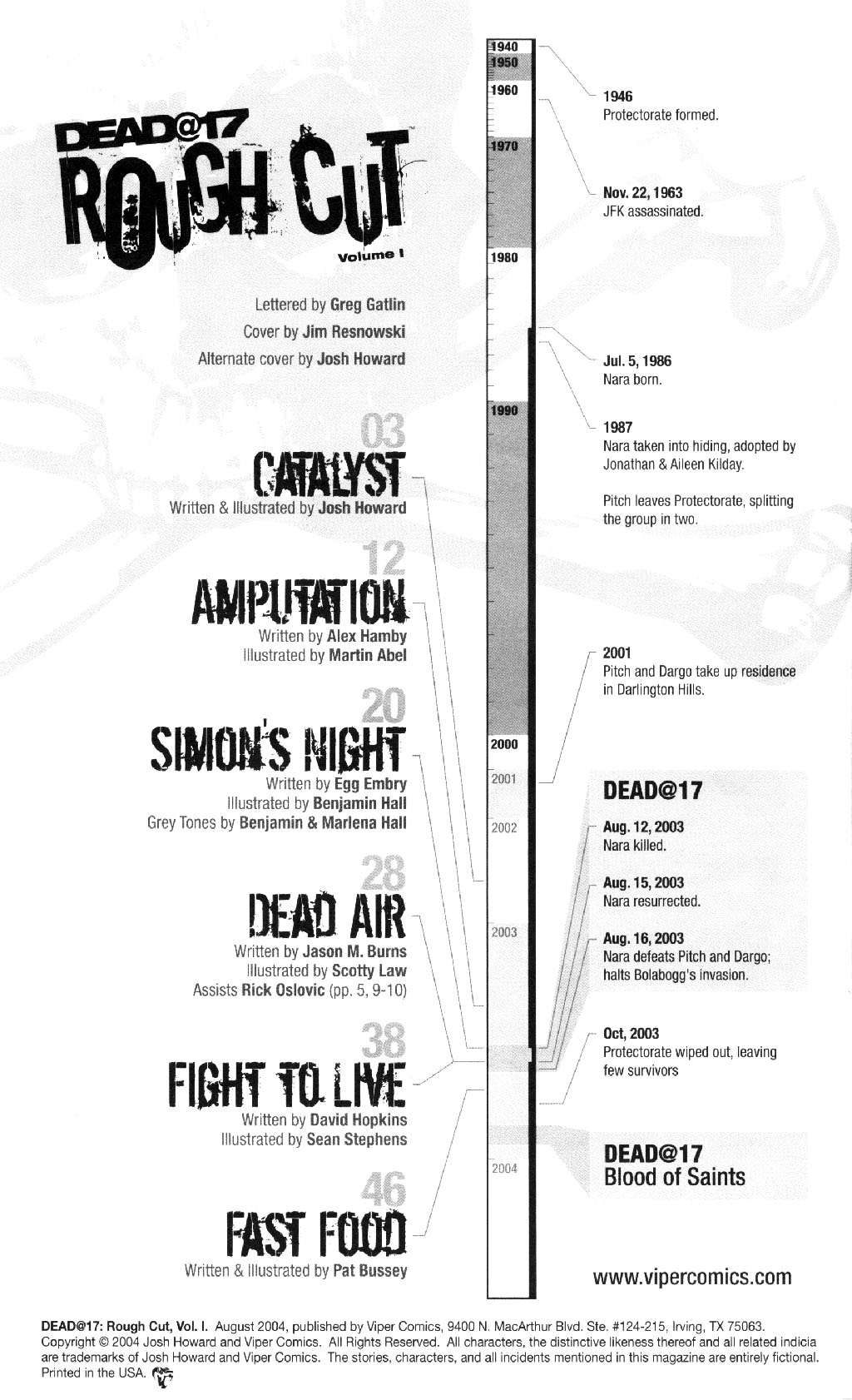 Read online Dead@17: Rough Cut comic -  Issue #1 - 3