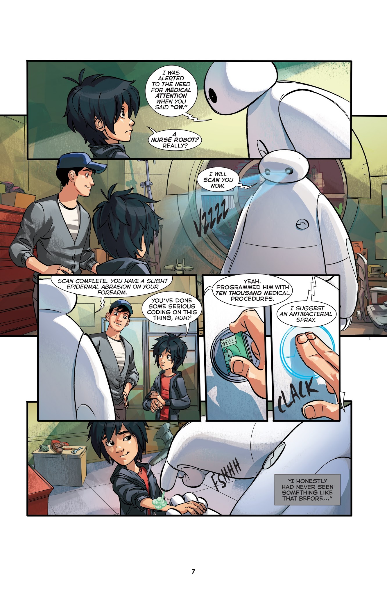 Read online Disney Big Hero 6: Heroes of San Fransokyo comic -  Issue # Full - 7