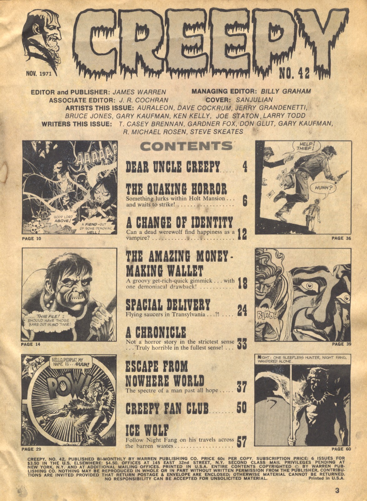 Creepy (1964) Issue #42 #42 - English 3