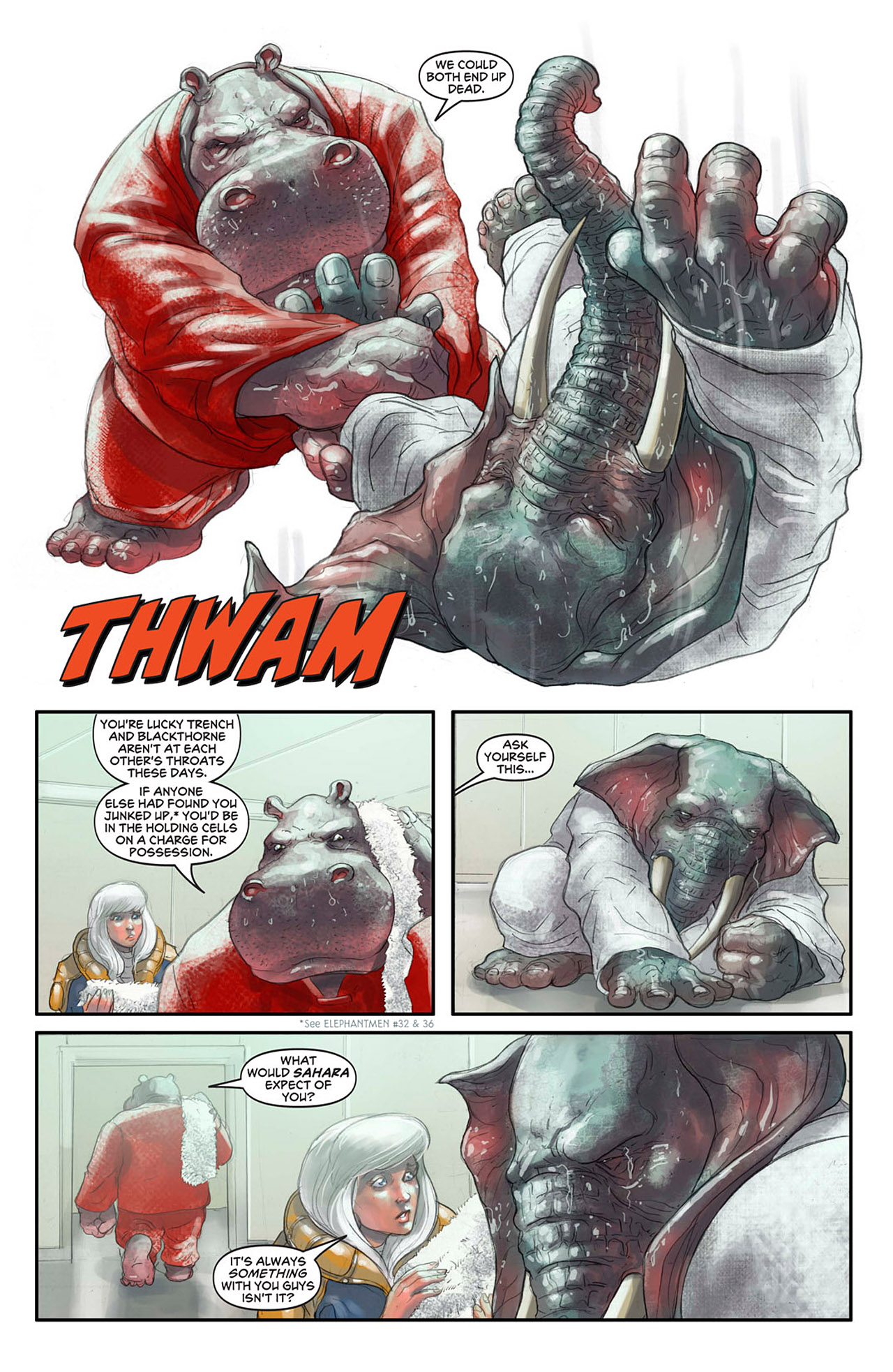 Read online Elephantmen comic -  Issue #37 - 8