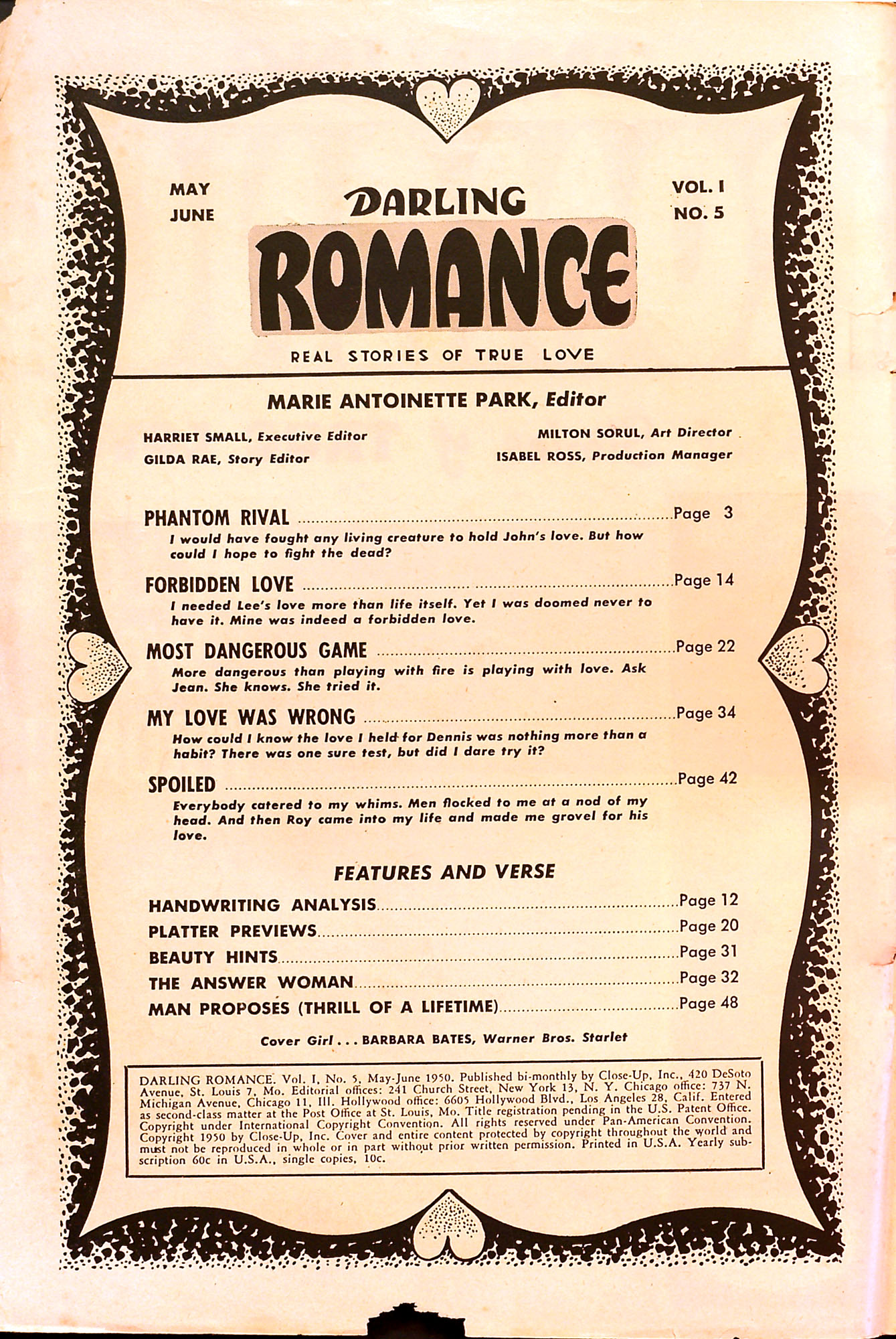 Read online Darling Romance comic -  Issue #5 - 2