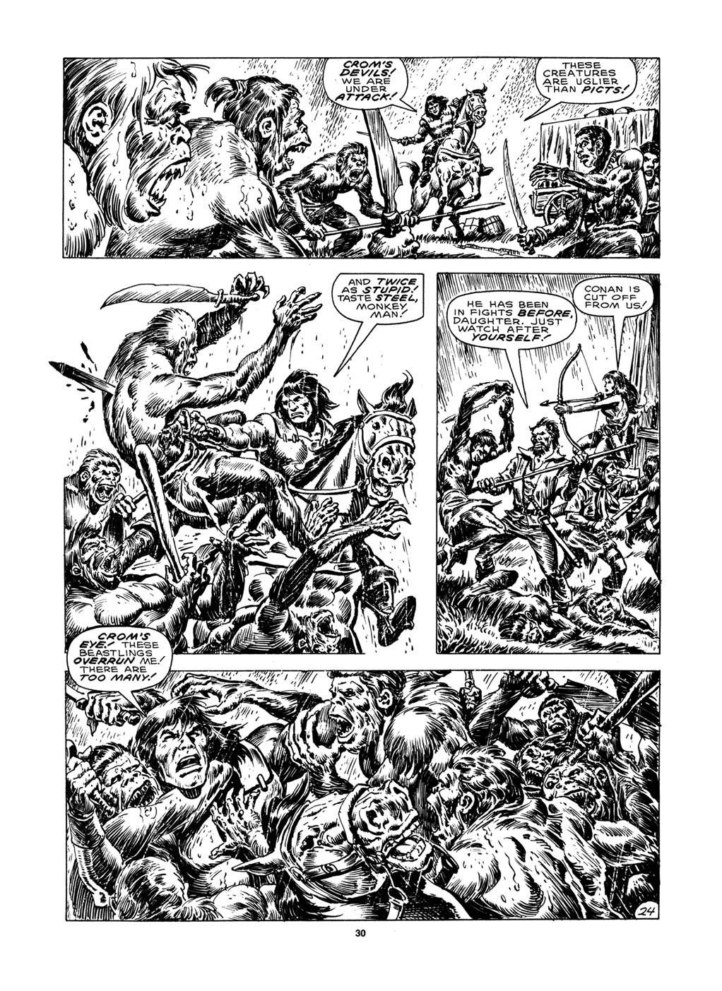 Read online The Savage Sword Of Conan comic -  Issue #151 - 28
