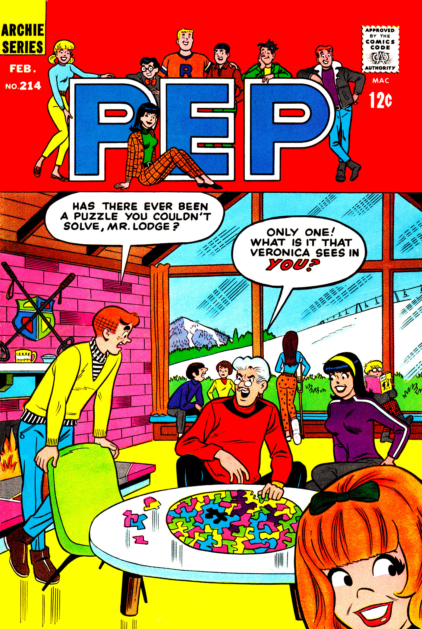 Read online Pep Comics comic -  Issue #214 - 1
