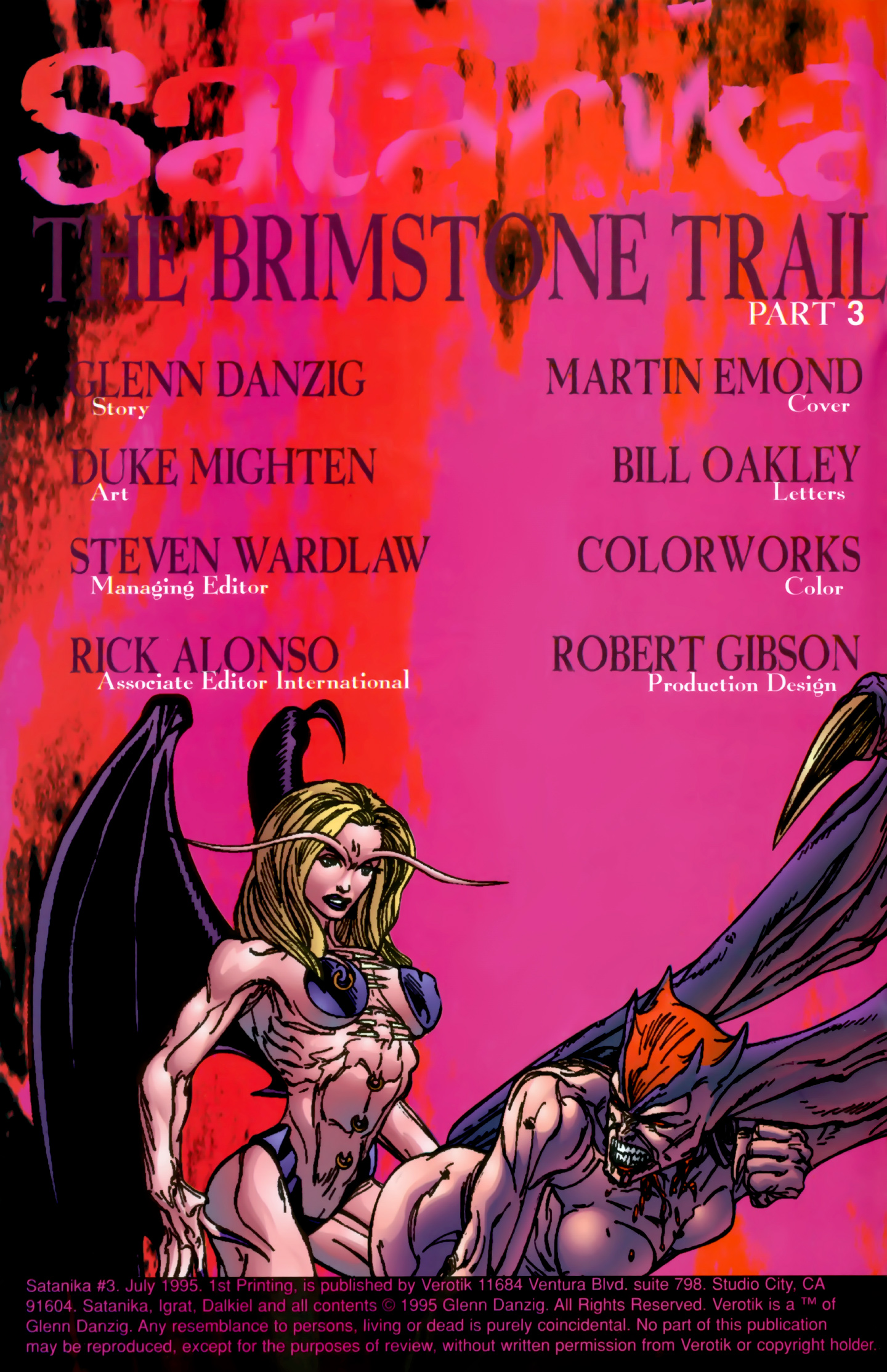 Read online Satanika comic -  Issue #3 - 2