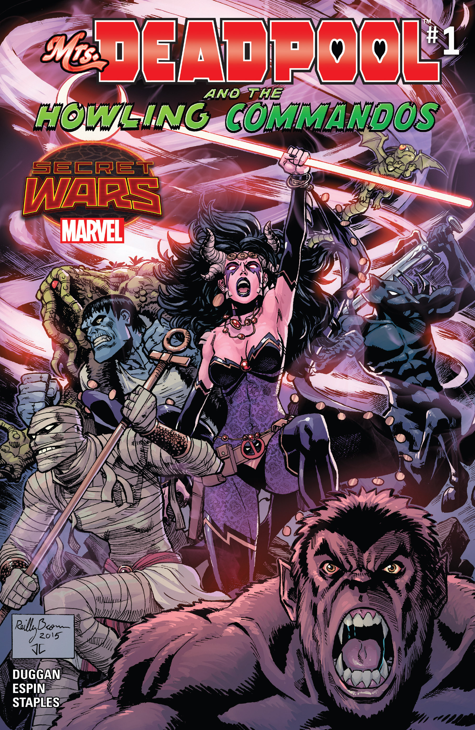 Read online Mrs. Deadpool and the Howling Commandos comic -  Issue #1 - 1