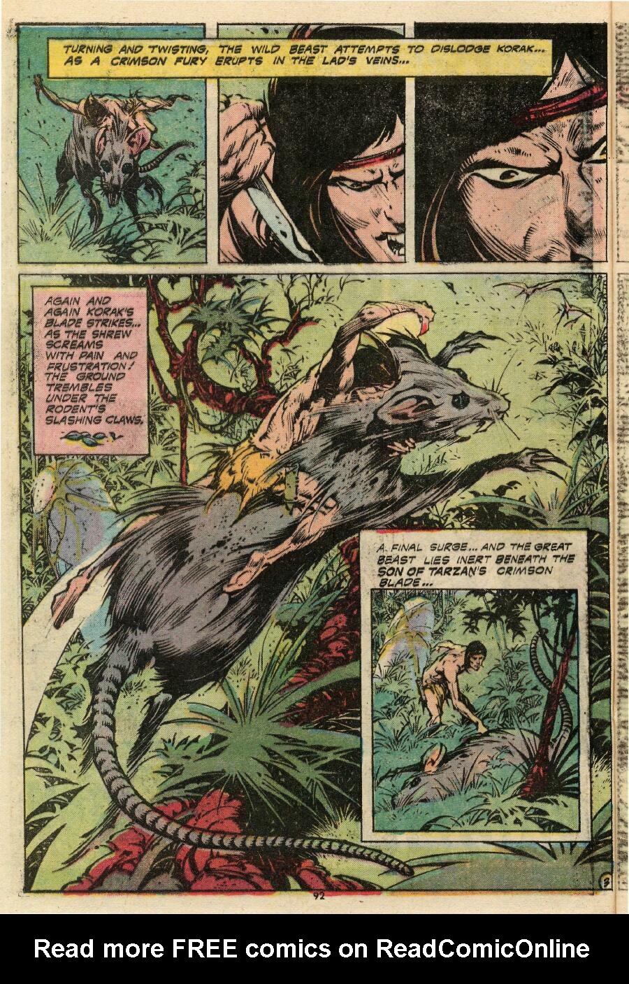 Read online Tarzan (1972) comic -  Issue #231 - 94