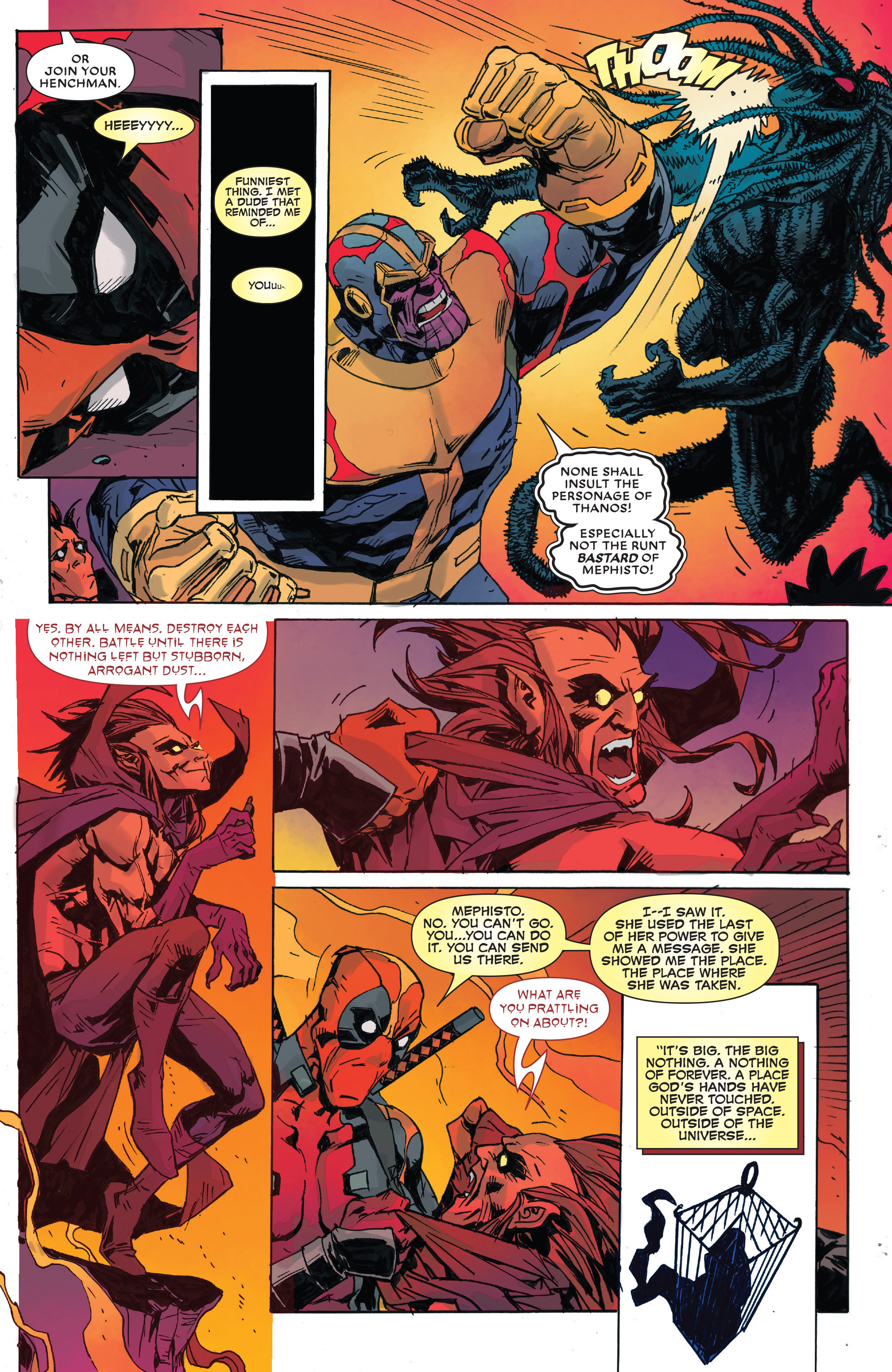 Read Online Deadpool Vs Thanos Comic Issue 3