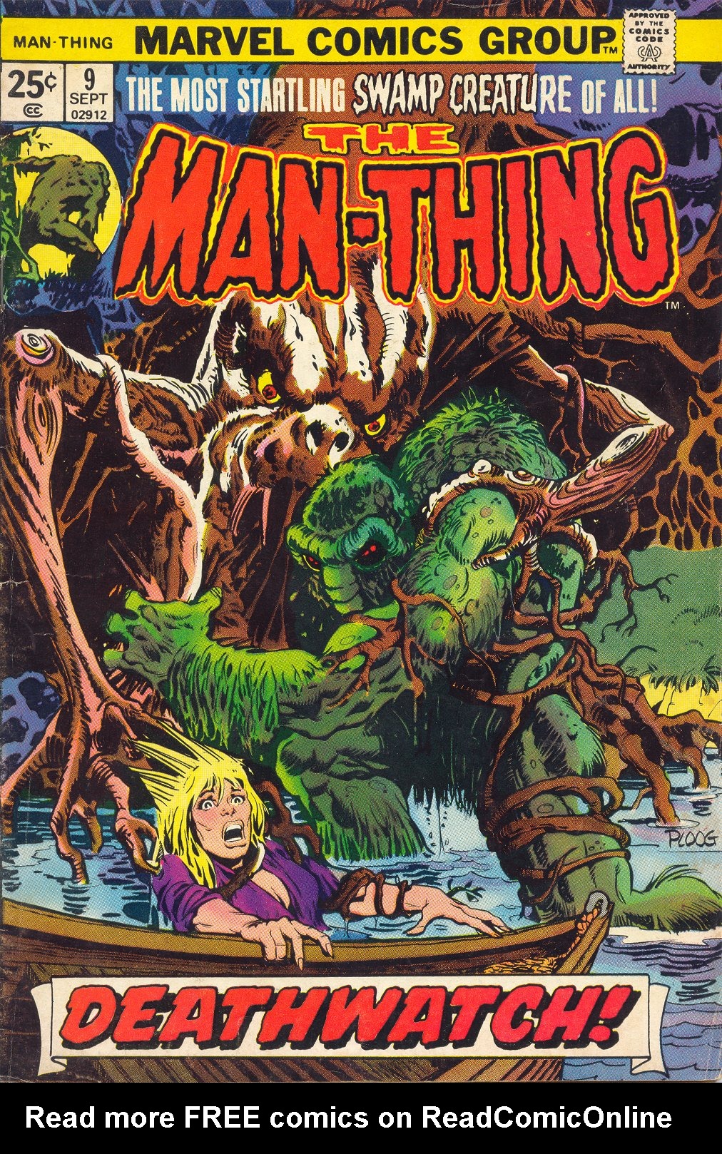 Read online Man-Thing (1974) comic -  Issue #9 - 1