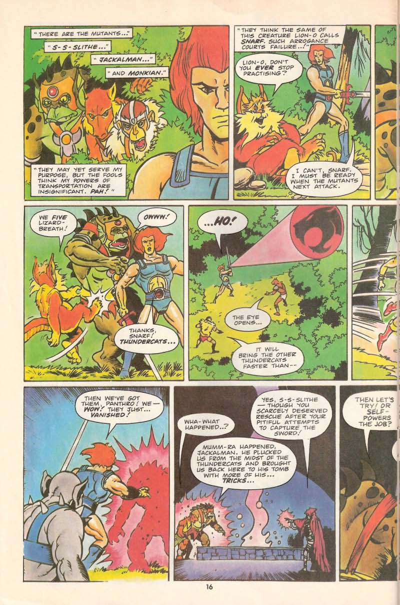 Read online ThunderCats (1987) comic -  Issue #2 - 15