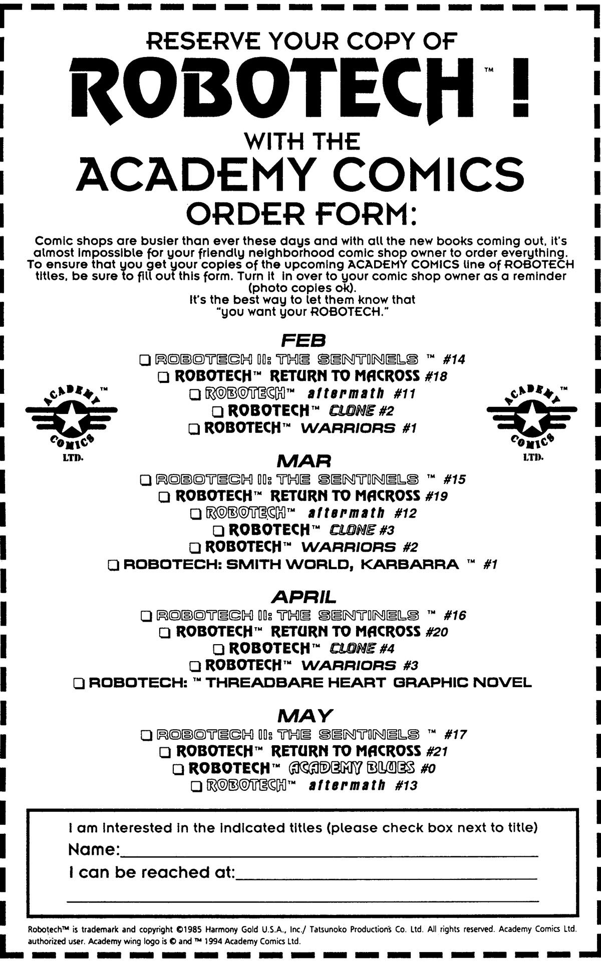 Read online Robotech Clone comic -  Issue #3 - 36