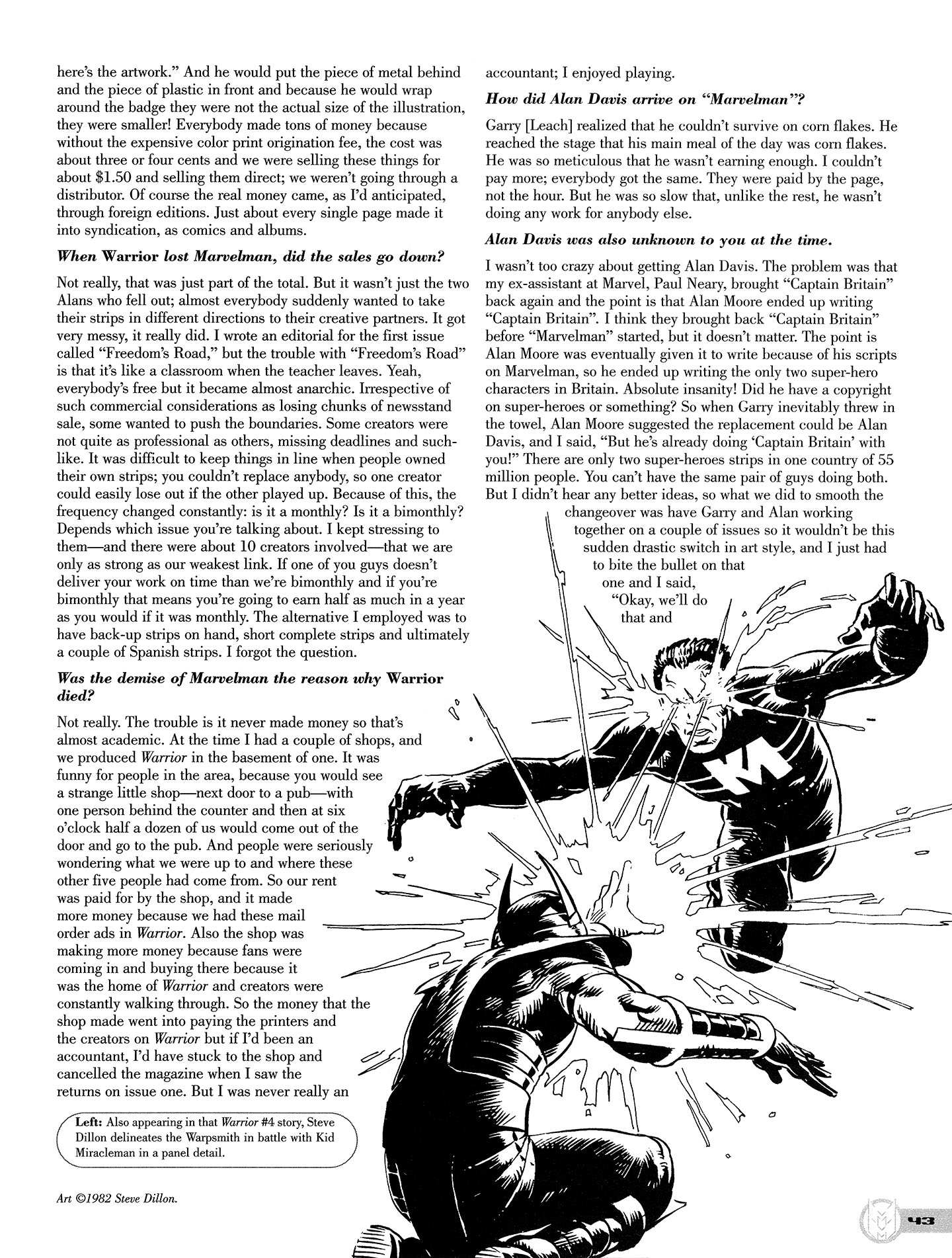 Read online Kimota!: The Miracleman Companion comic -  Issue # Full - 44