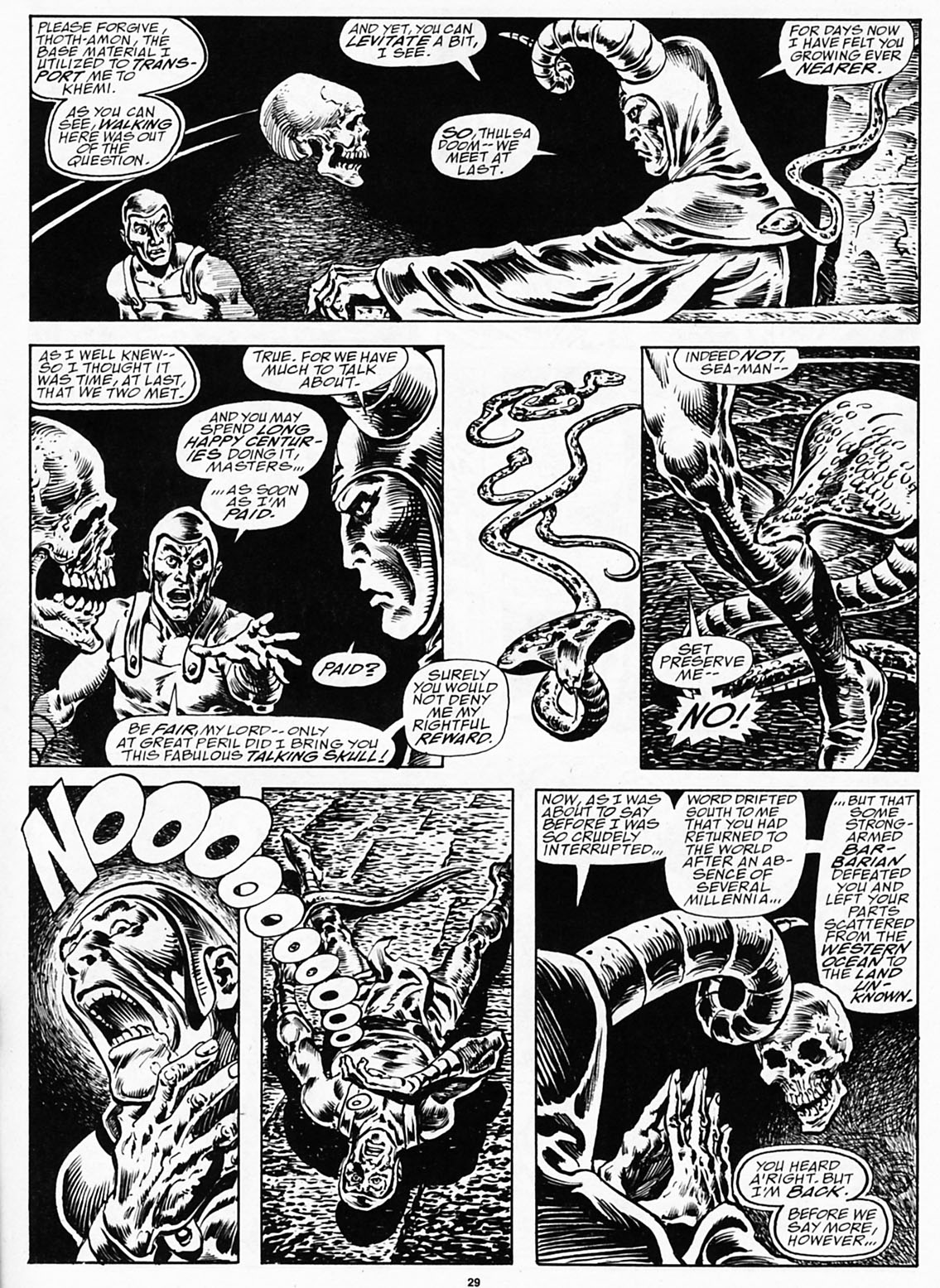 The Savage Sword Of Conan issue 191 - Page 31