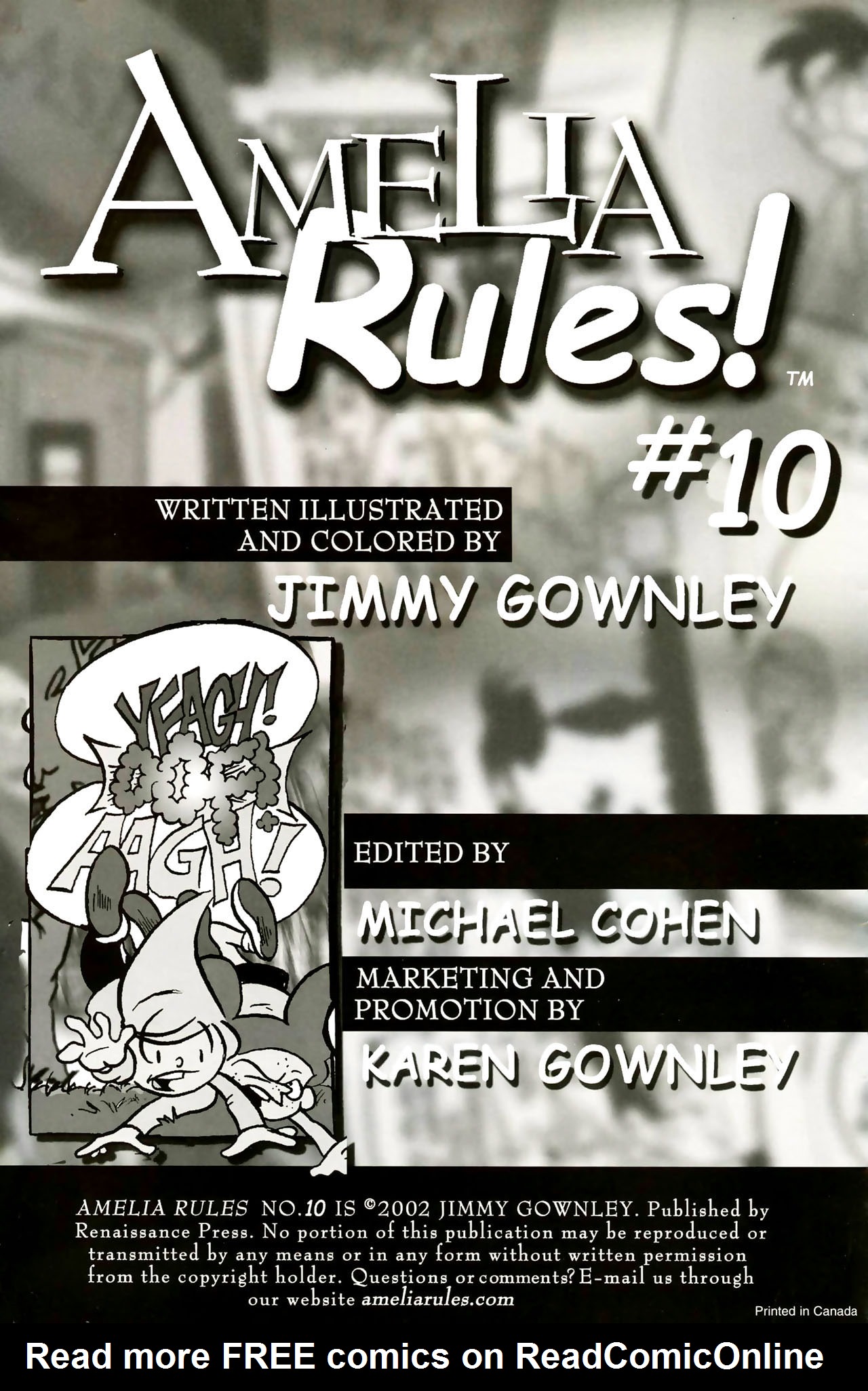 Read online Amelia Rules! comic -  Issue #10 - 2
