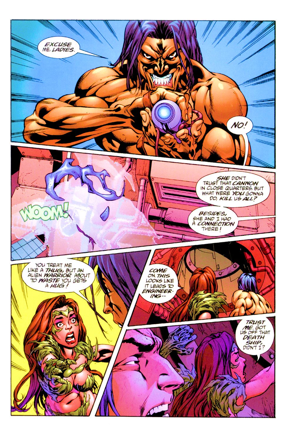 Read online Witchblade/Aliens/The Darkness/Predator: Mindhunter comic -  Issue #3 - 13