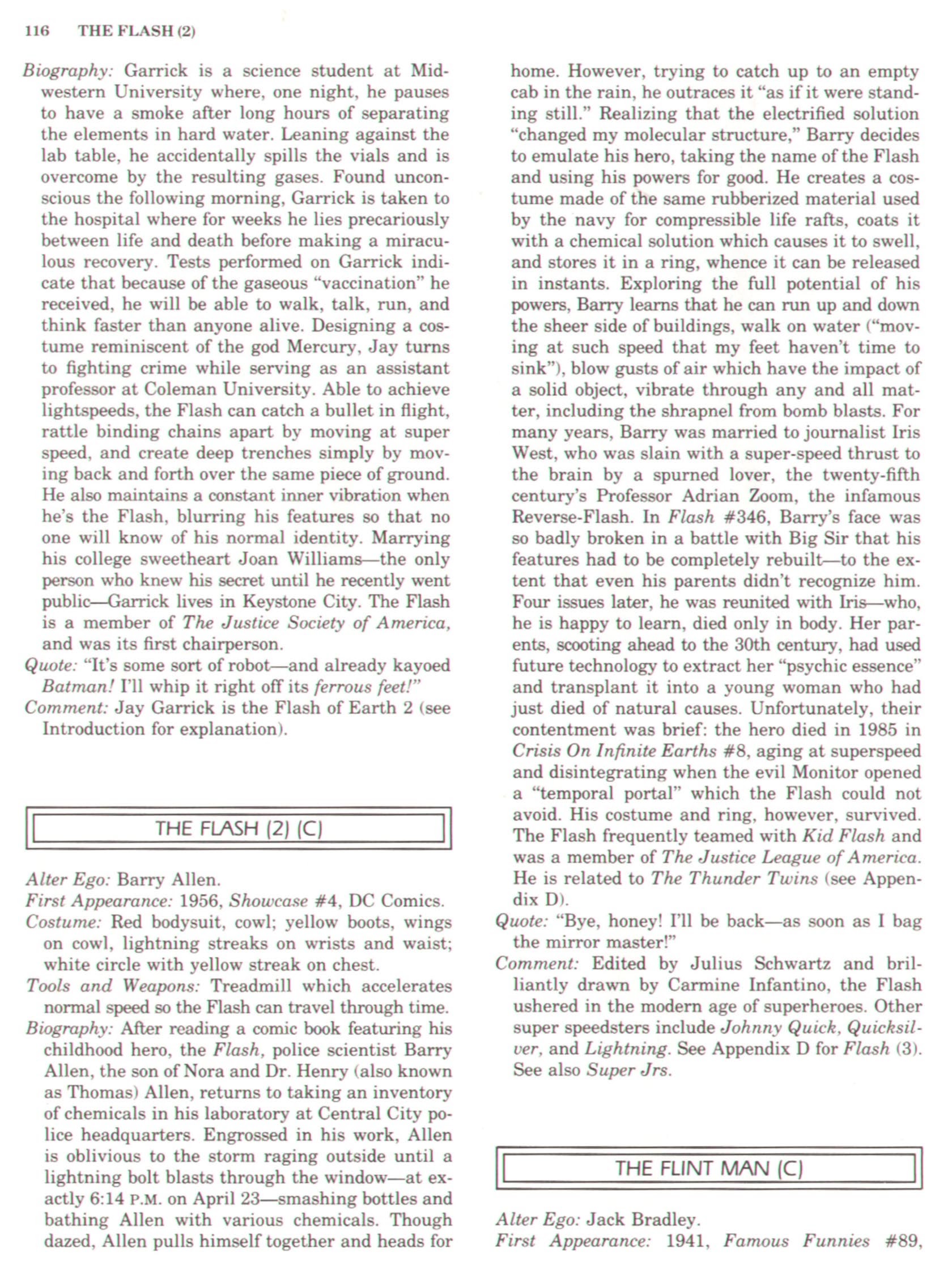 Read online The Encyclopedia of Superheroes comic -  Issue # TPB (Part 2) - 35