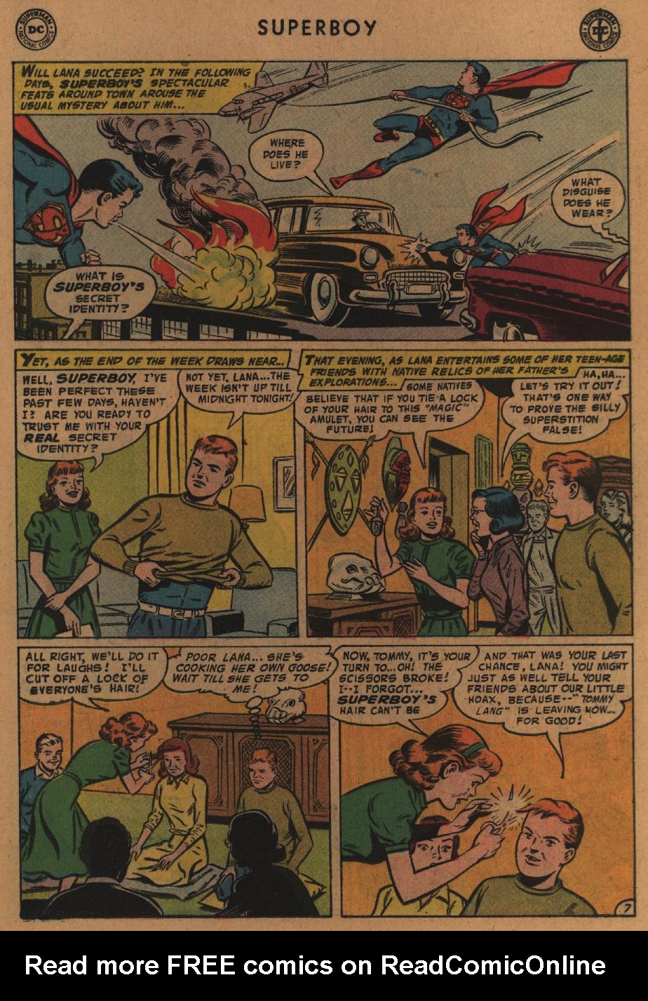 Read online Superboy (1949) comic -  Issue #58 - 16