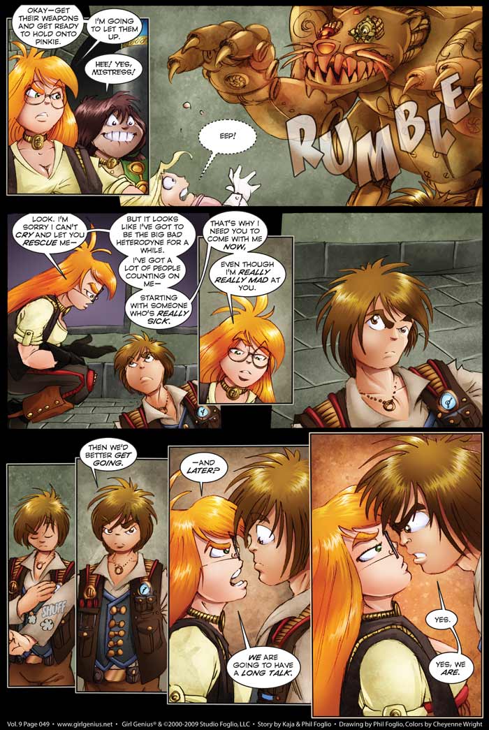 Read online Girl Genius (2002) comic -  Issue #9 - 50