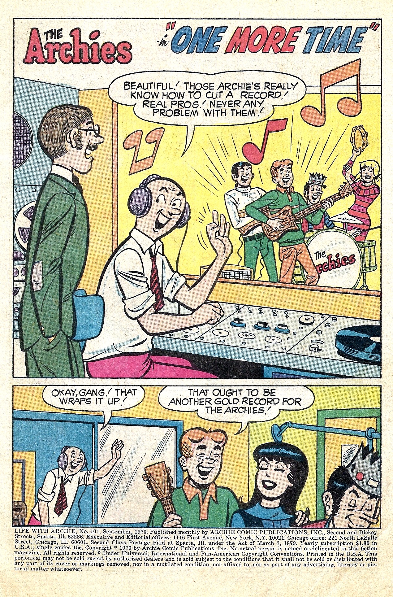 Read online Life With Archie (1958) comic -  Issue #101 - 3