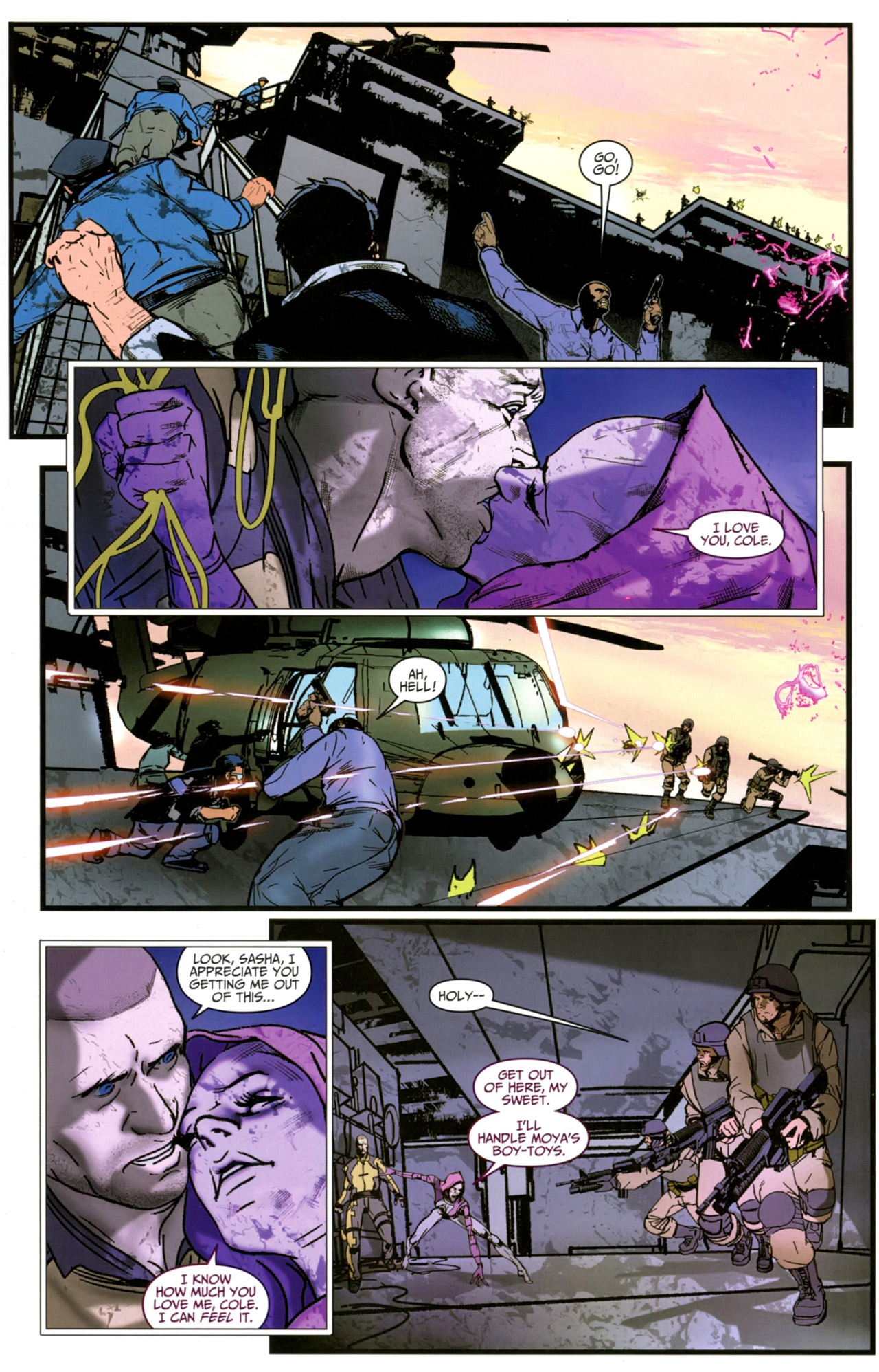 Read online inFamous comic -  Issue #5 - 16