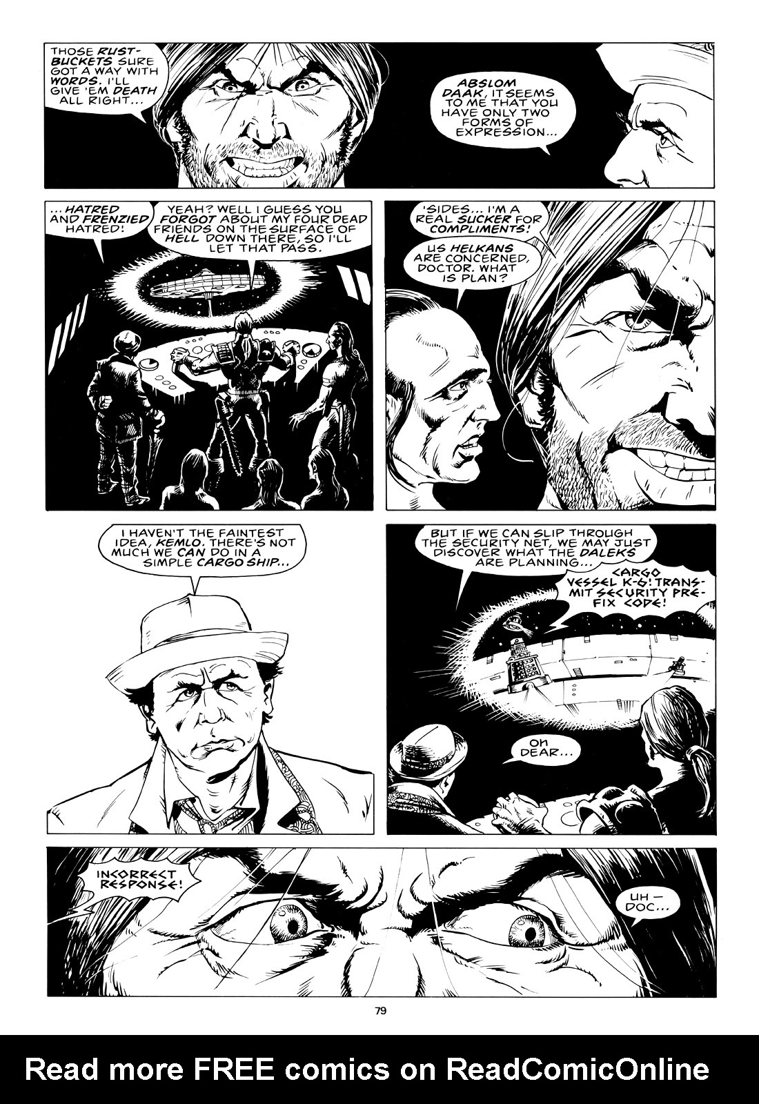Read online Marvel Graphic Novel comic -  Issue #4 Abslom Daak, Dalek Killer - 76