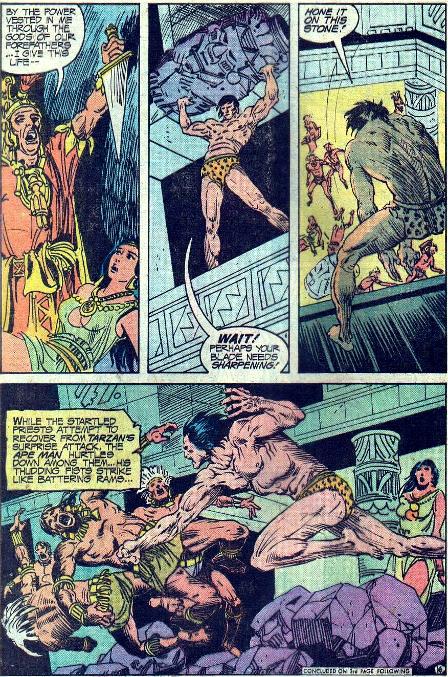 Read online Tarzan (1972) comic -  Issue #241 - 17