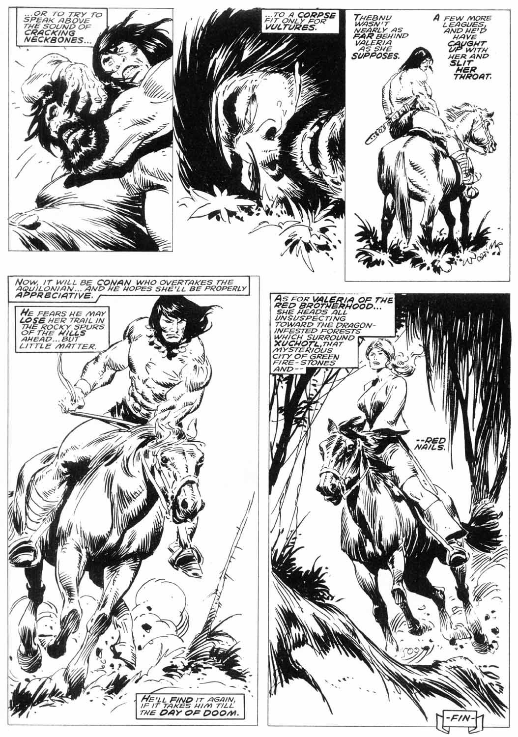 Read online The Savage Sword Of Conan comic -  Issue #225 - 36