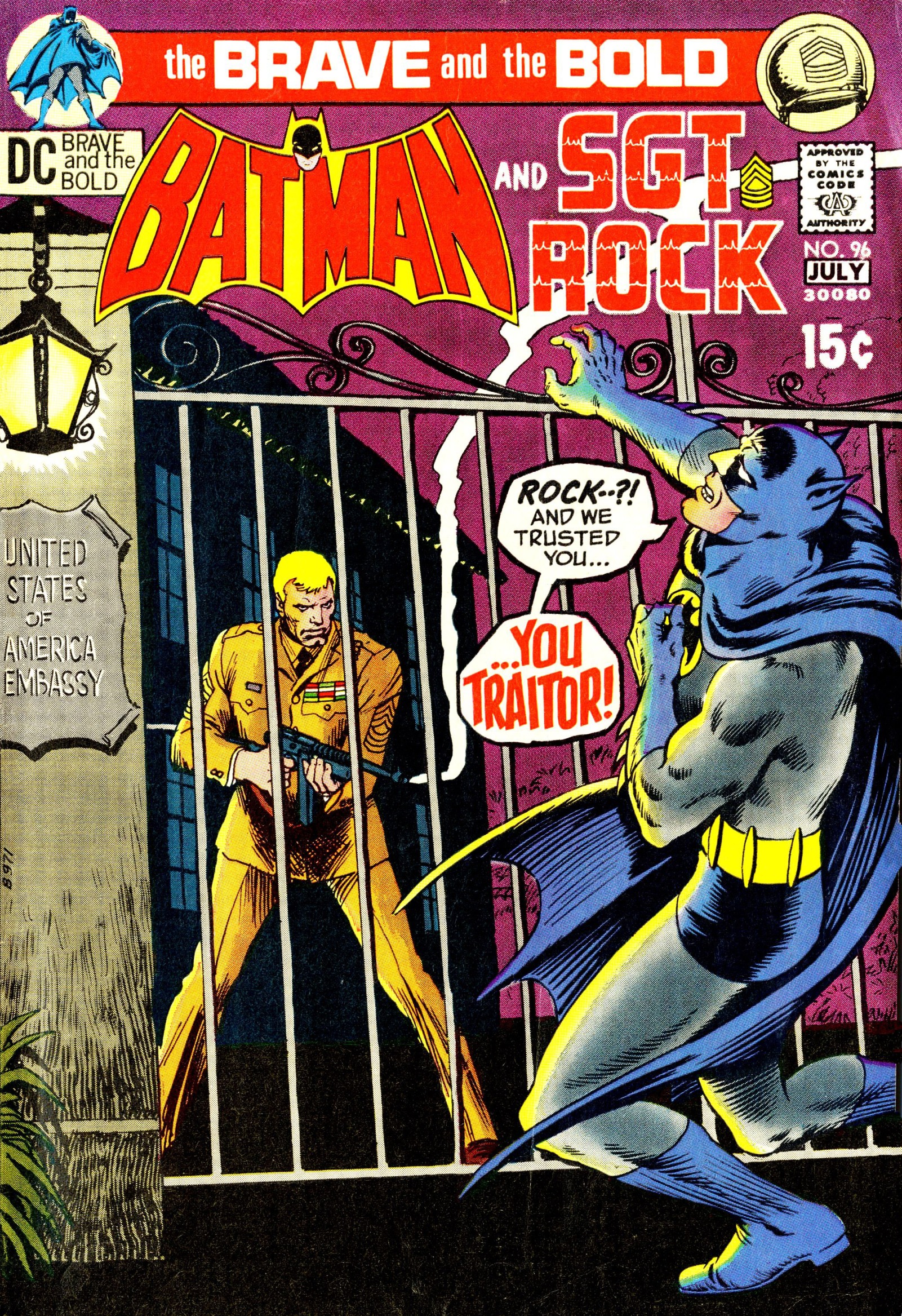Read online The Brave and the Bold (1955) comic -  Issue #96 - 1