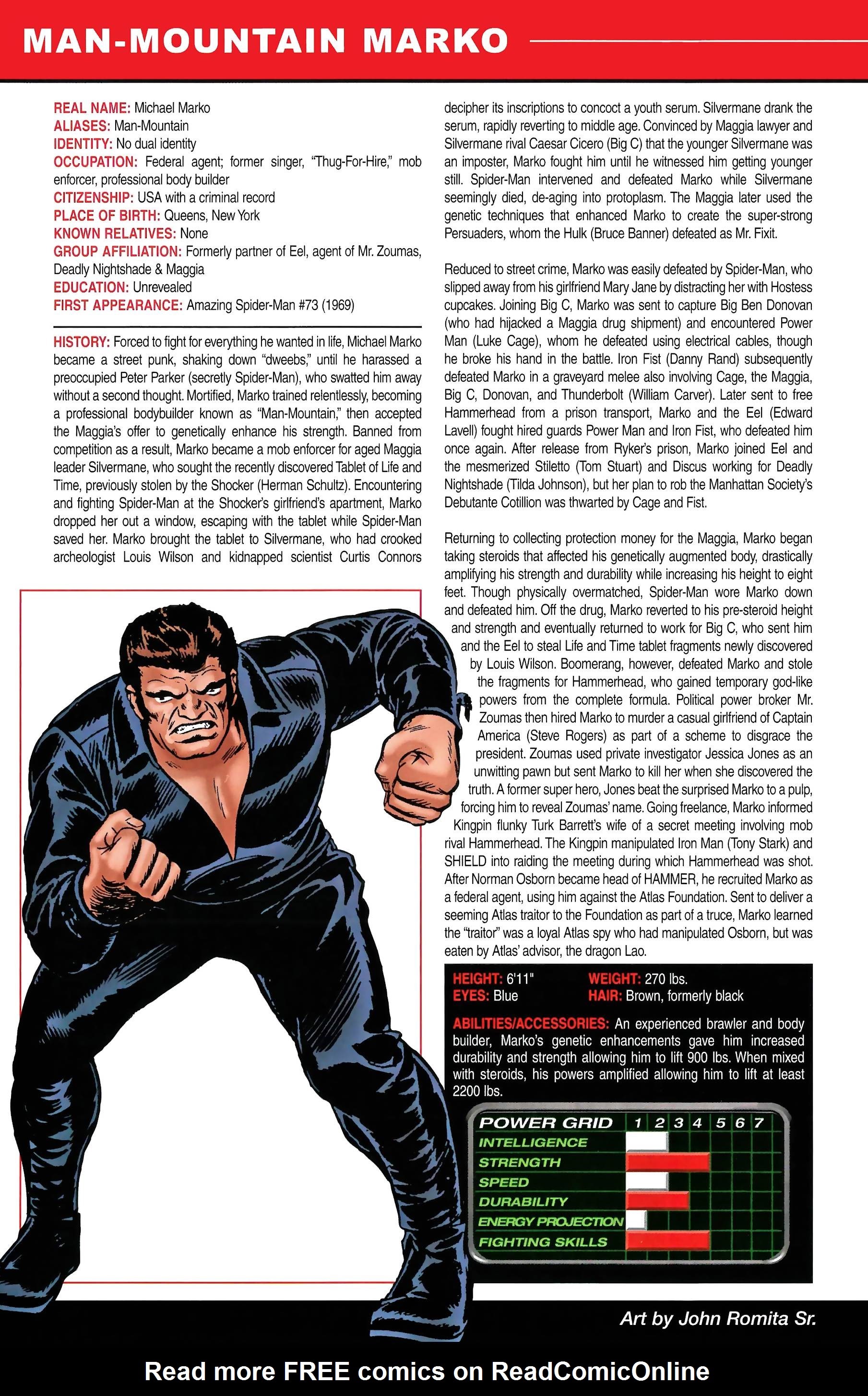 Read online Official Handbook of the Marvel Universe A to Z comic -  Issue # TPB 7 (Part 1) - 56